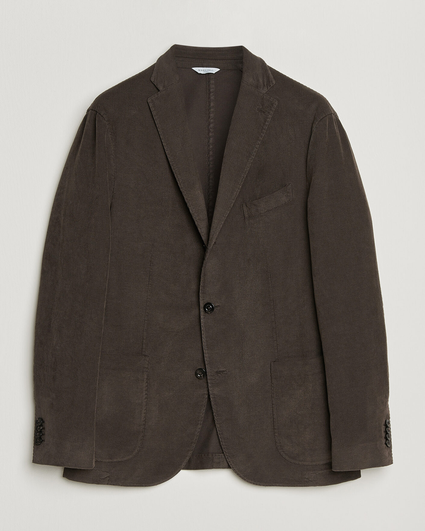 Mies | Pikkutakit | Boglioli | K Jacket Corduroy Blazer Dark Brown