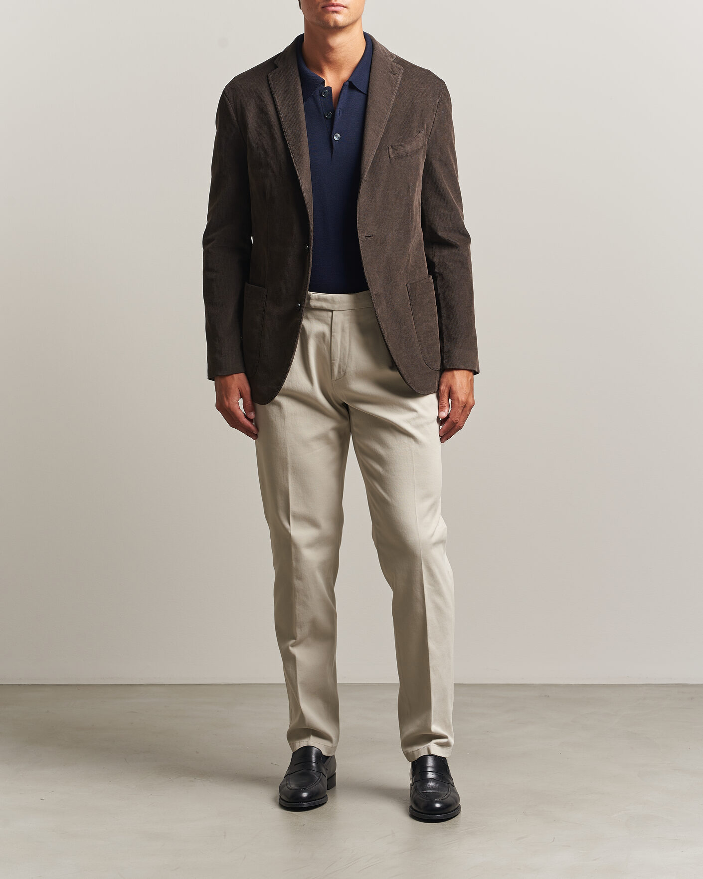 Mies | Pikkutakit | Boglioli | K Jacket Corduroy Blazer Dark Brown