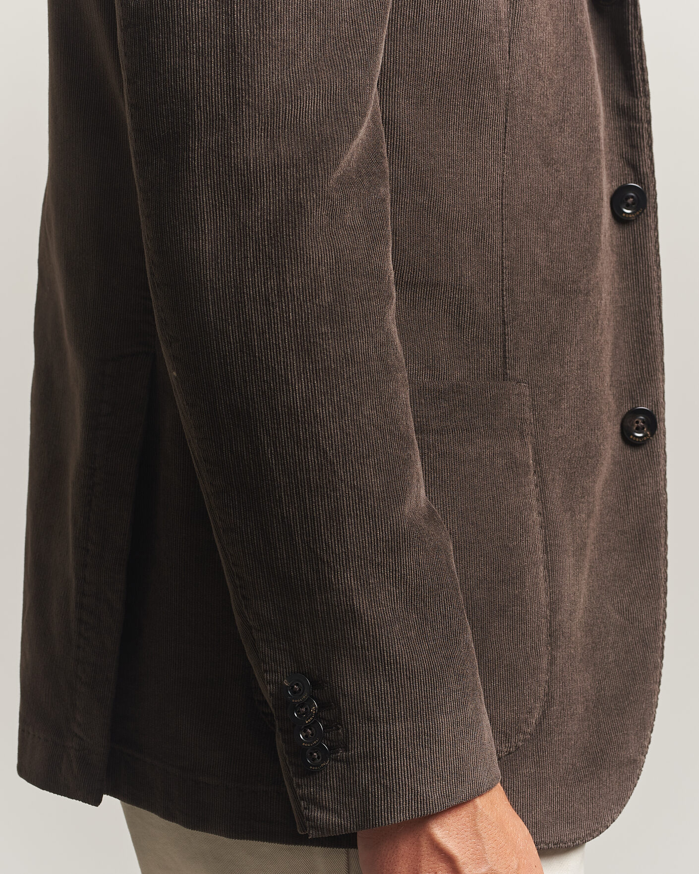 Mies | Pikkutakit | Boglioli | K Jacket Corduroy Blazer Dark Brown
