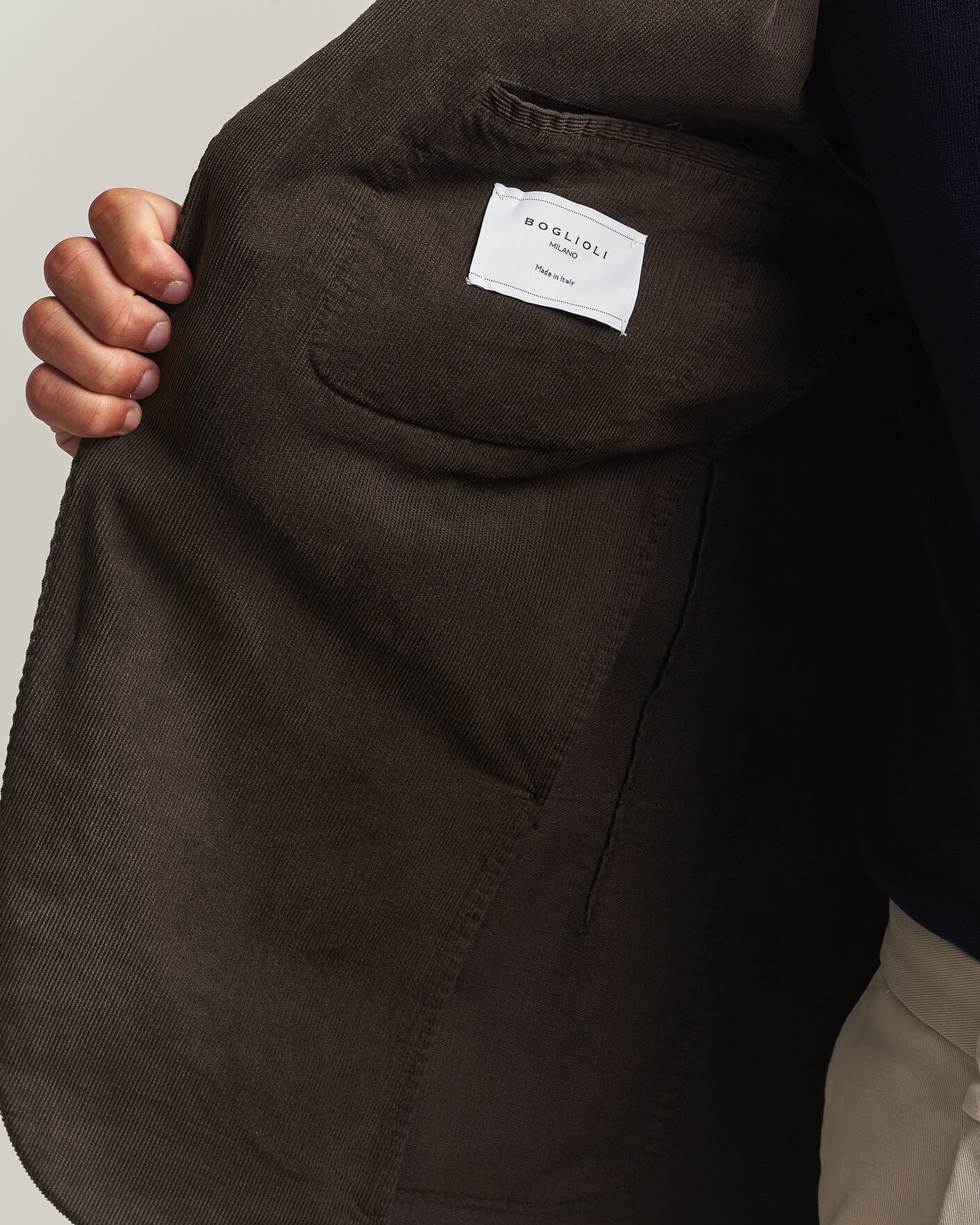 Mies | Pikkutakit | Boglioli | K Jacket Corduroy Blazer Dark Brown