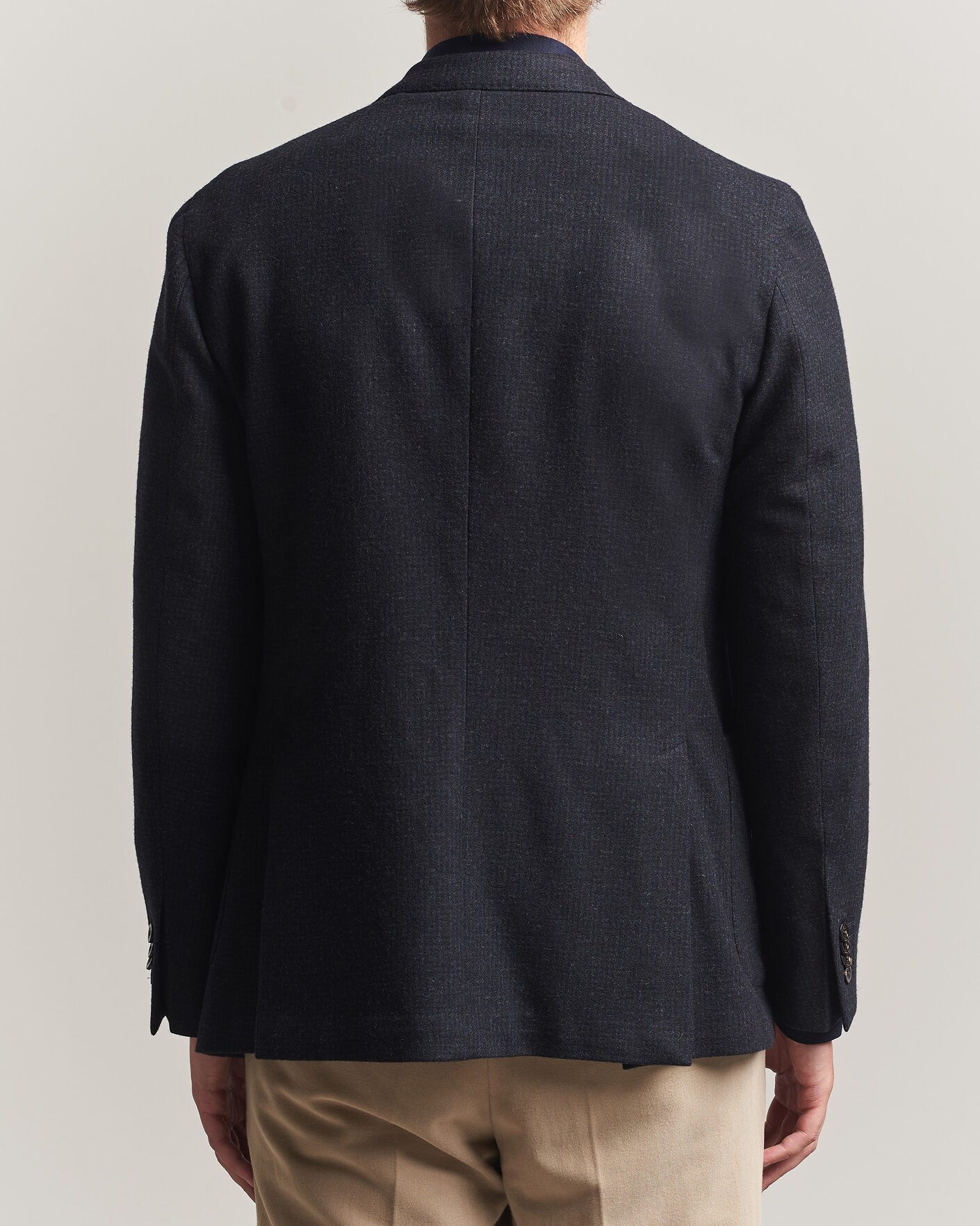 Mies | Pikkutakit | Boglioli | K Jacket Wool Houndstooth Blazer Navy