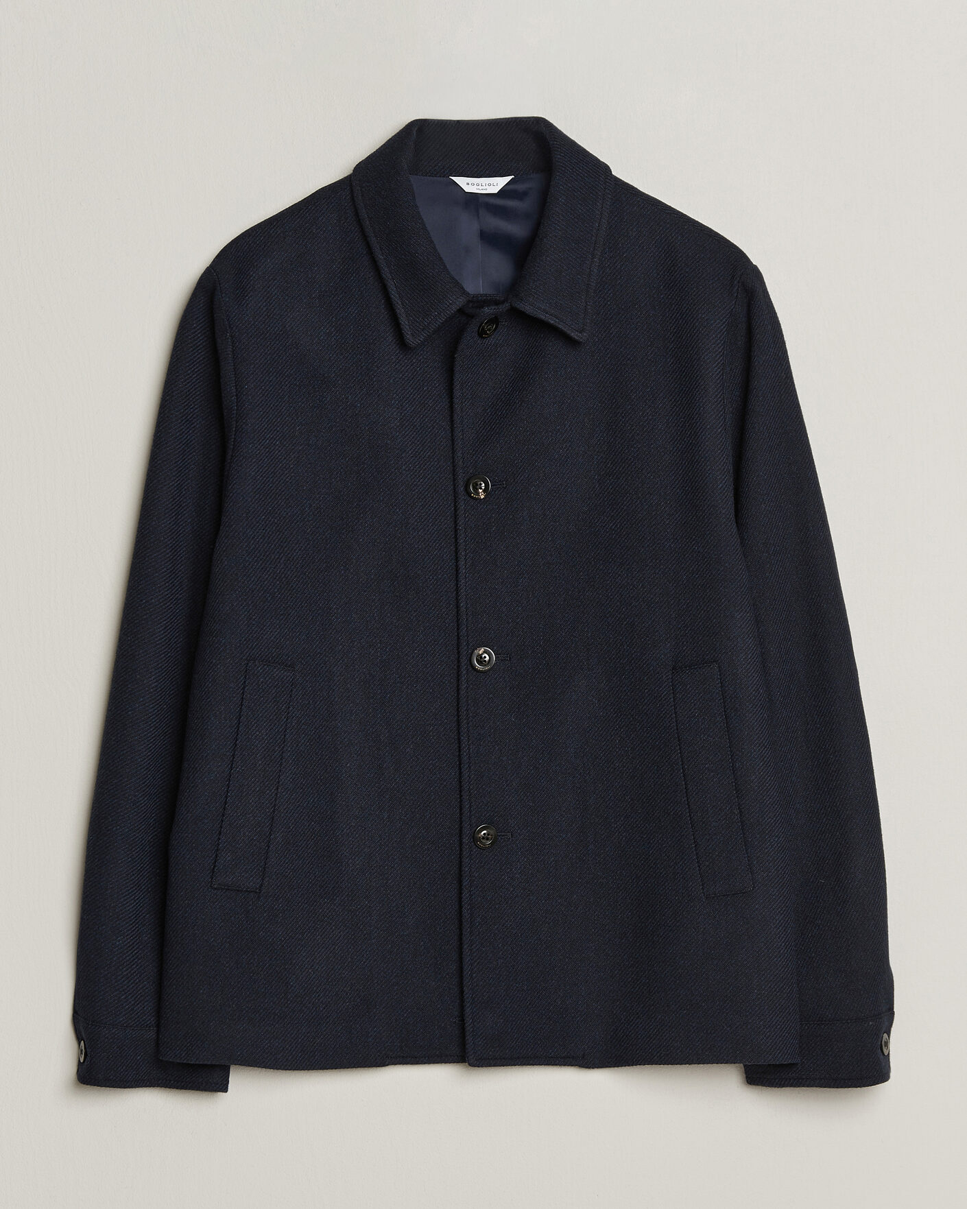 Mies | Takit | Boglioli | Wool/Cashmere Solferino Jacket Navy
