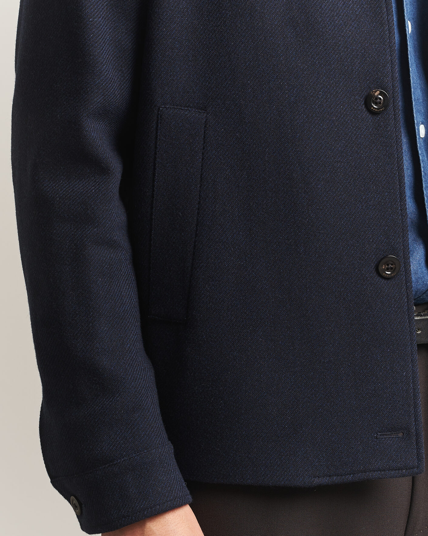 Mies | Takit | Boglioli | Wool/Cashmere Solferino Jacket Navy