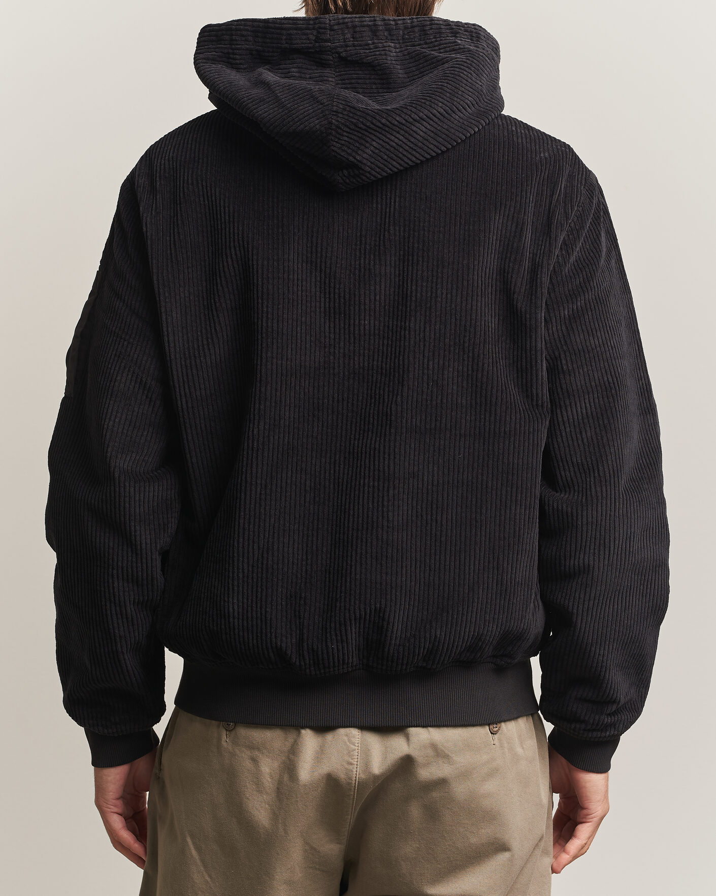 Mies | Takit | C.P. Company | Light Padded Hood Corduroy Jacket Black