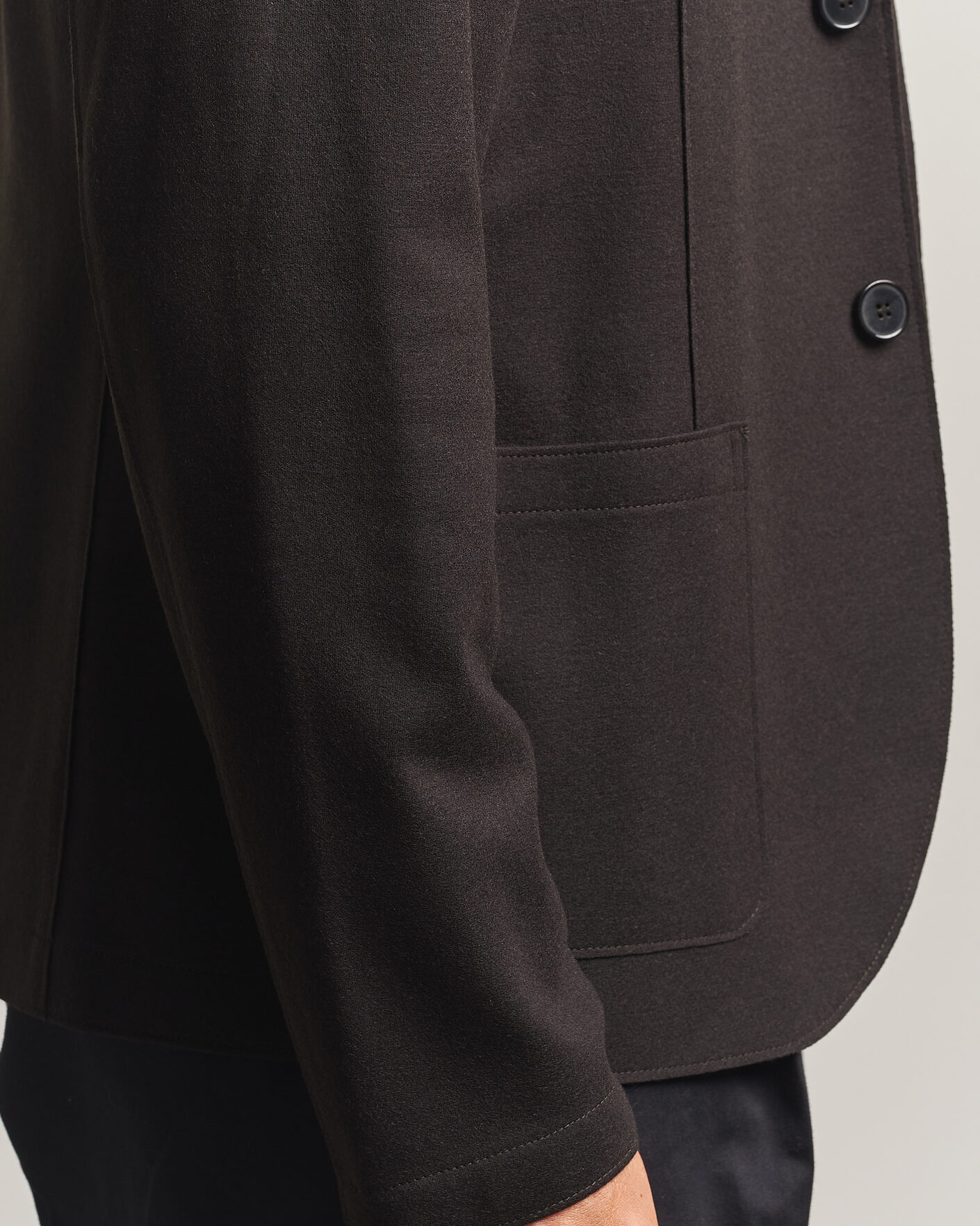 Mies | Pikkutakit | Harris Wharf London | Two Button Superfine Merino Blazer Brown