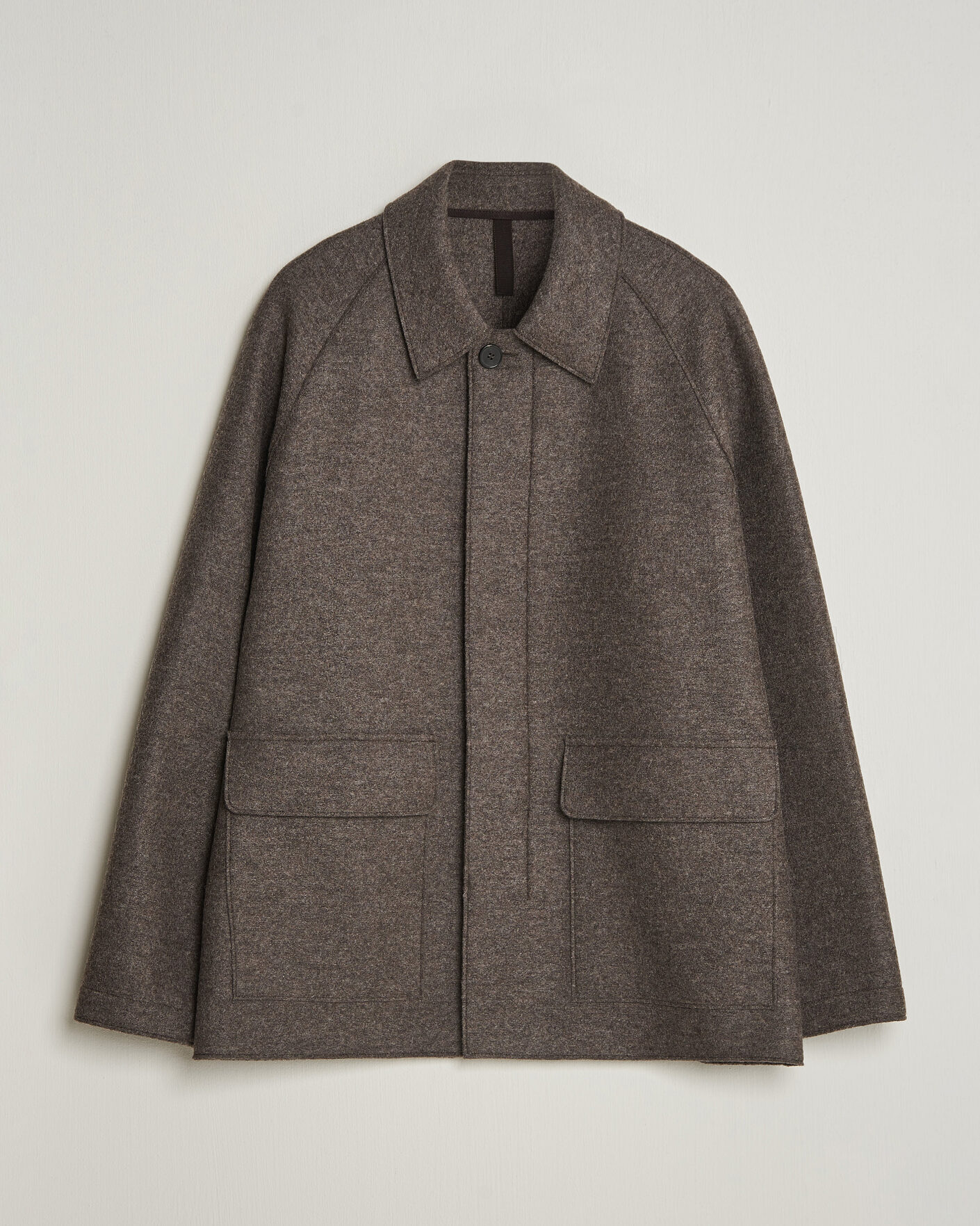 Mies | Takit | Harris Wharf London | Country Wool Jacket Brown/Grey