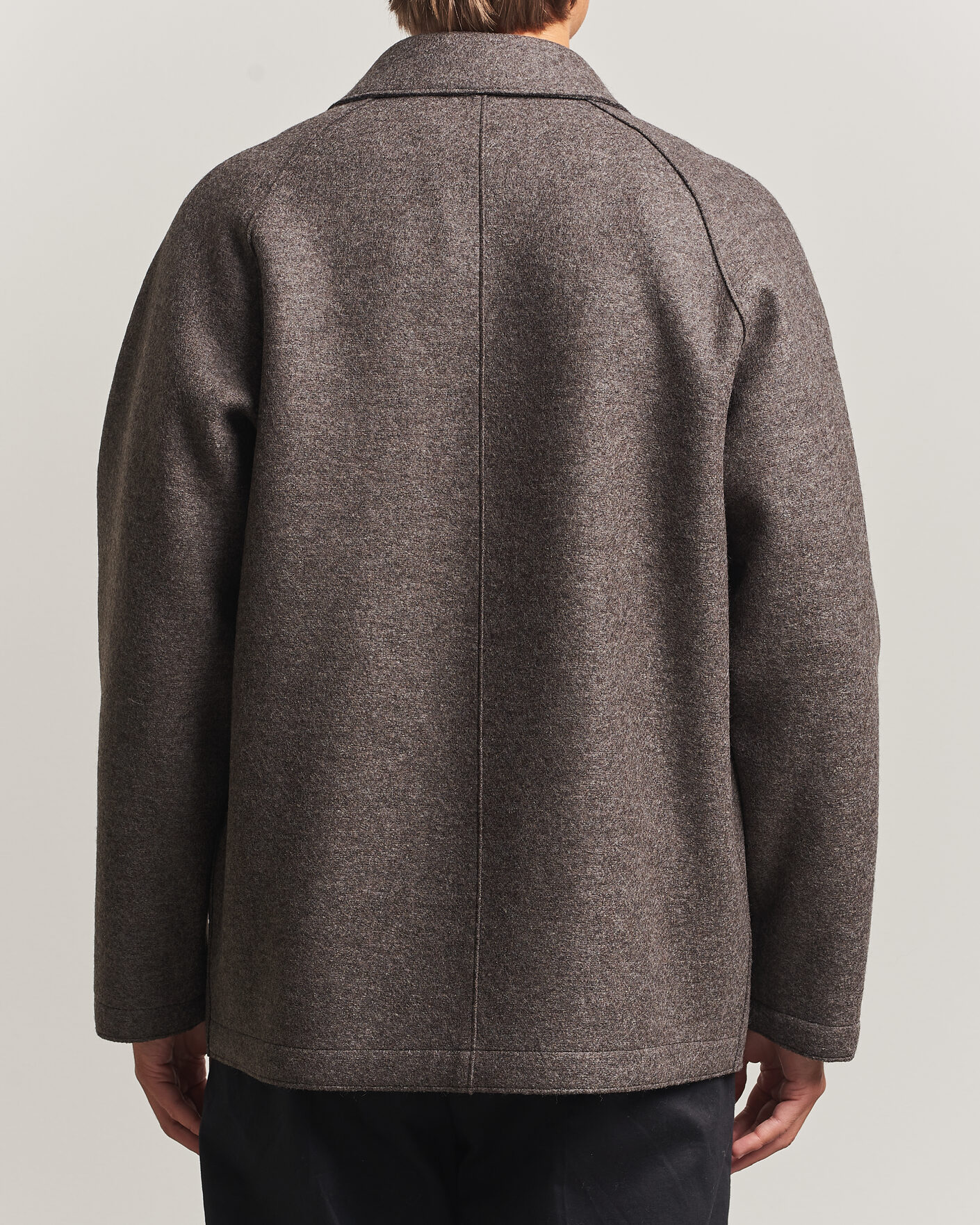 Mies | Takit | Harris Wharf London | Country Wool Jacket Brown/Grey
