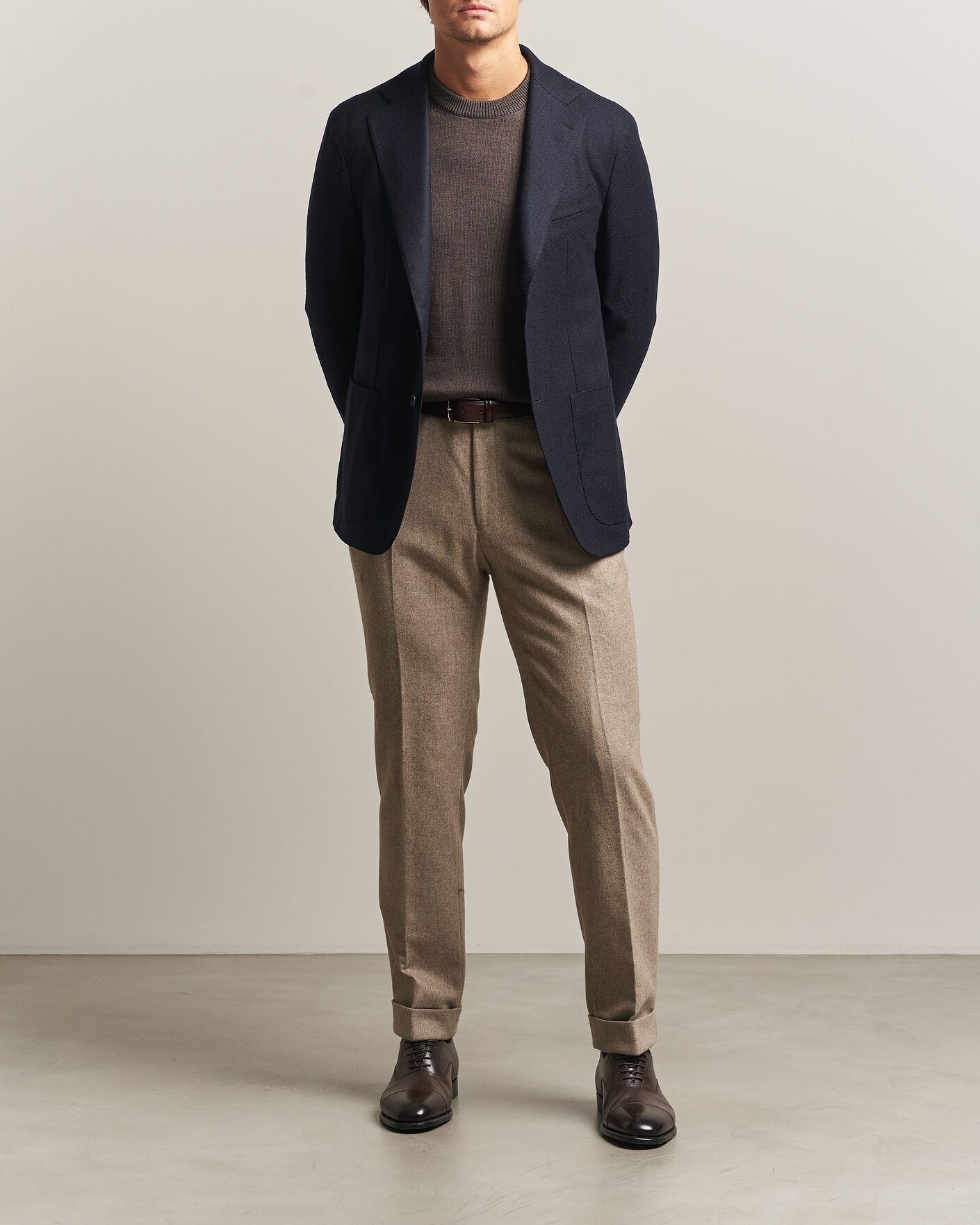Mies | Pikkutakit | Caruso | Aida Wool/Cashmere Blazer Navy