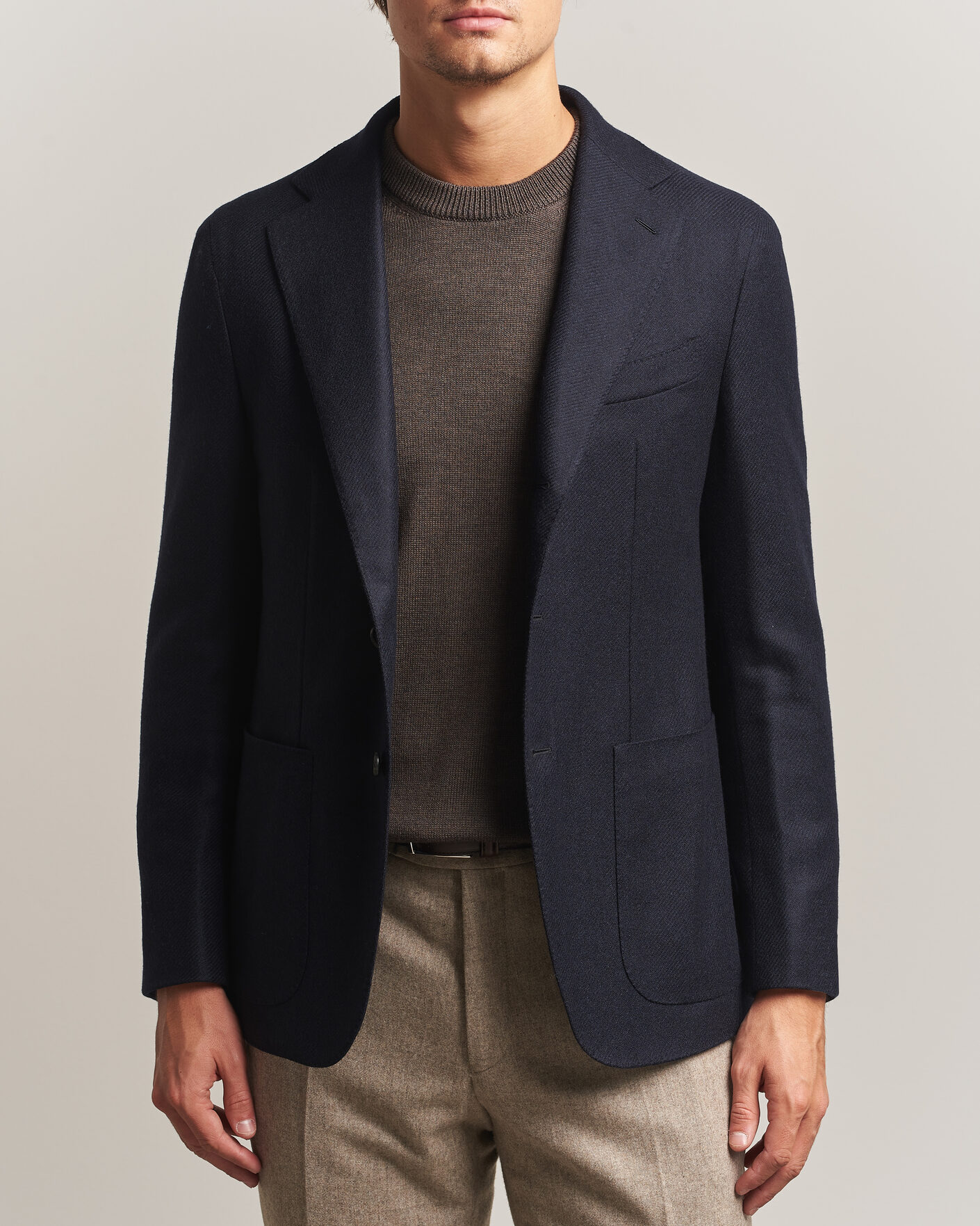 Mies | Pikkutakit | Caruso | Aida Wool/Cashmere Blazer Navy