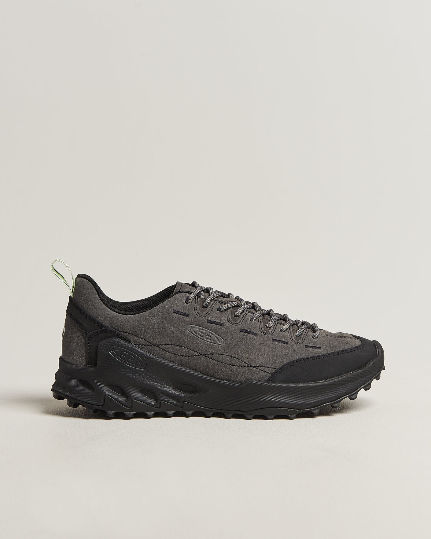 Mies | Maastojuoksukengät | KEEN | Jasper Zionic Leather Sneaker Steel Grey