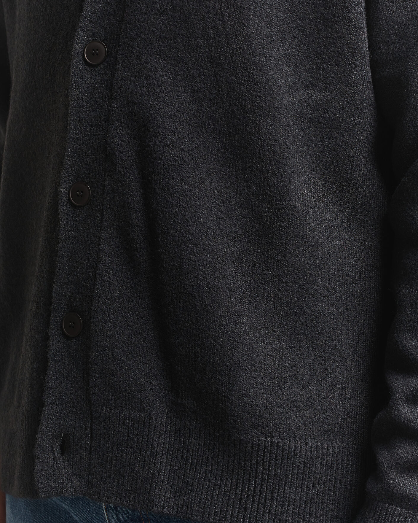 Mies | Puserot | KnowledgeCotton Apparel | Knitted Cardigan Black