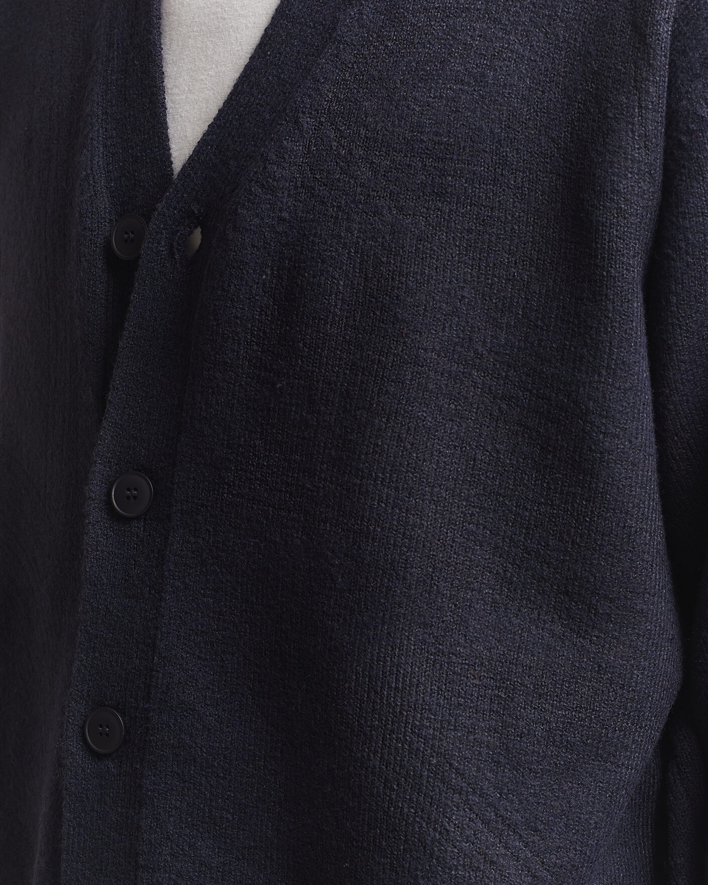 Mies | Puserot | KnowledgeCotton Apparel | Knitted Cardigan Night Sky