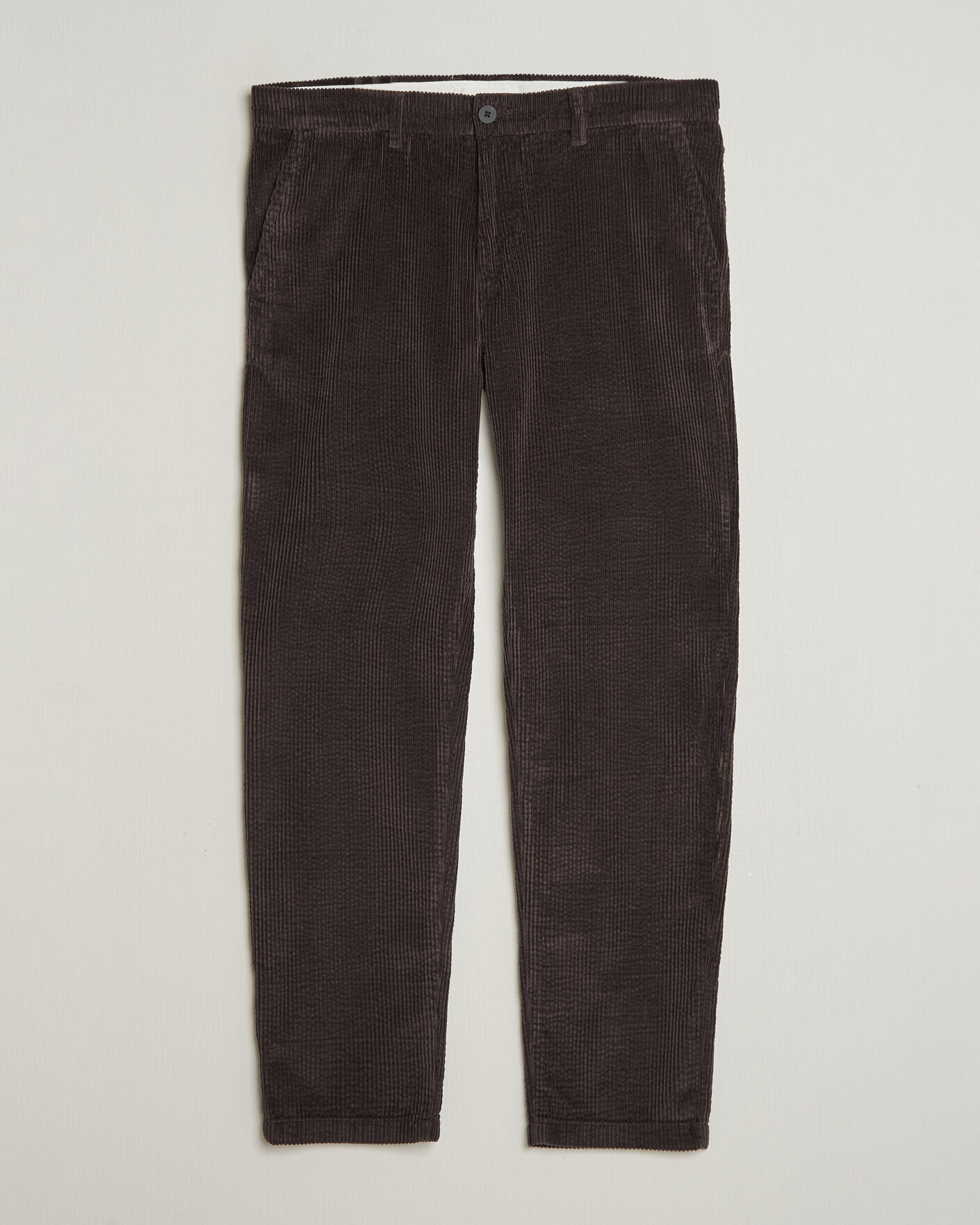 Mies | Housut | KnowledgeCotton Apparel | Chuck Regular Cord Trousers Chocolate