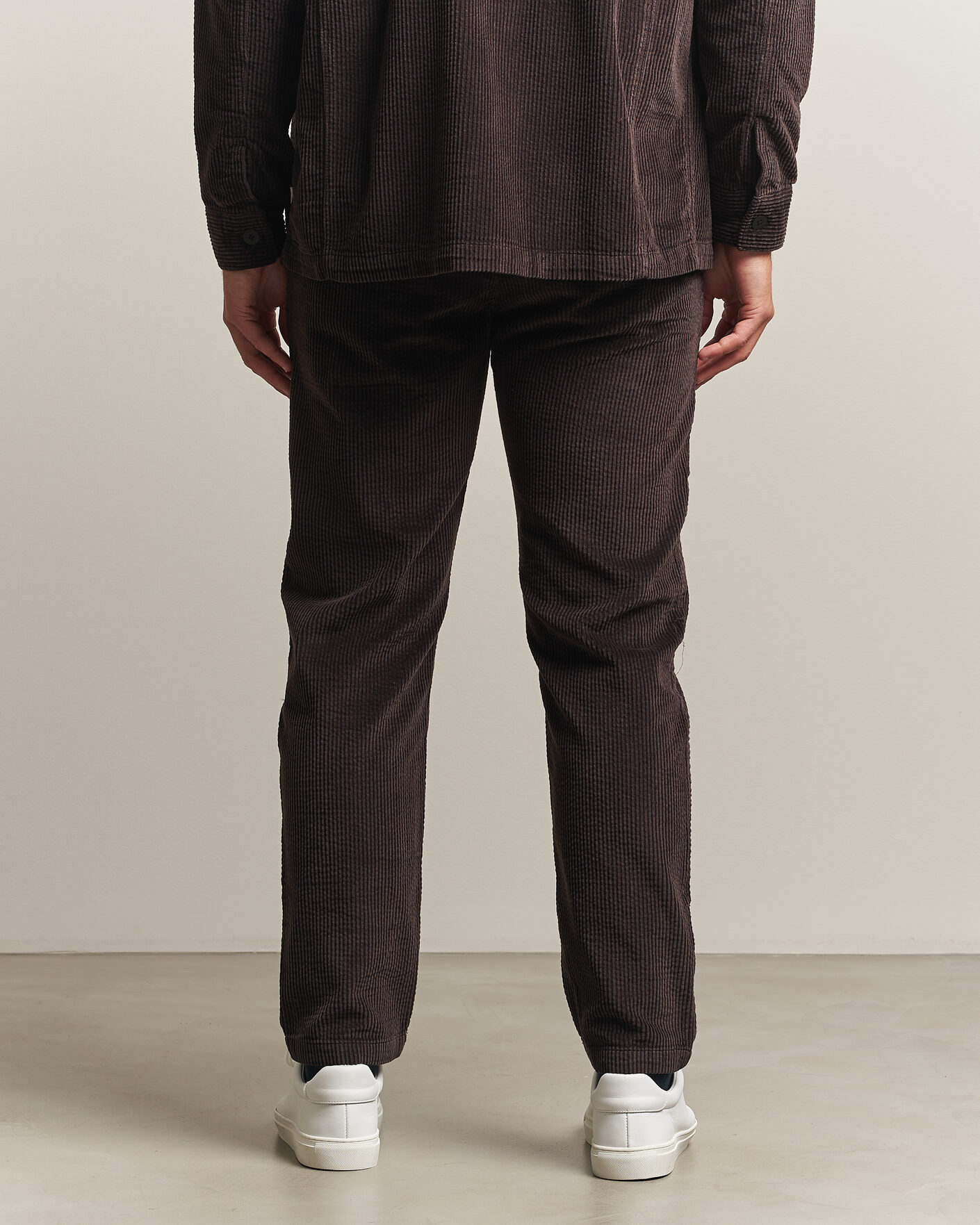 Mies | Housut | KnowledgeCotton Apparel | Chuck Regular Cord Trousers Chocolate