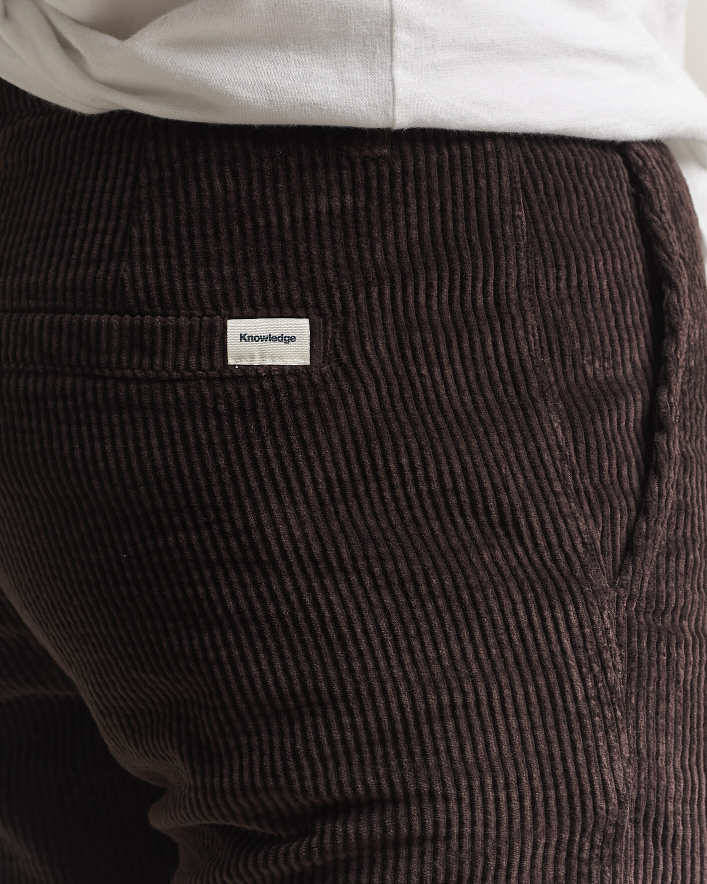 Mies | Housut | KnowledgeCotton Apparel | Chuck Regular Cord Trousers Chocolate