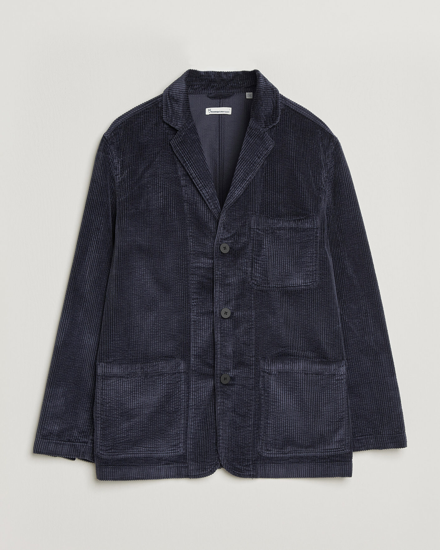 Mies | Pikkutakit | KnowledgeCotton Apparel | Cotton Corduroy Blazer Night Sky