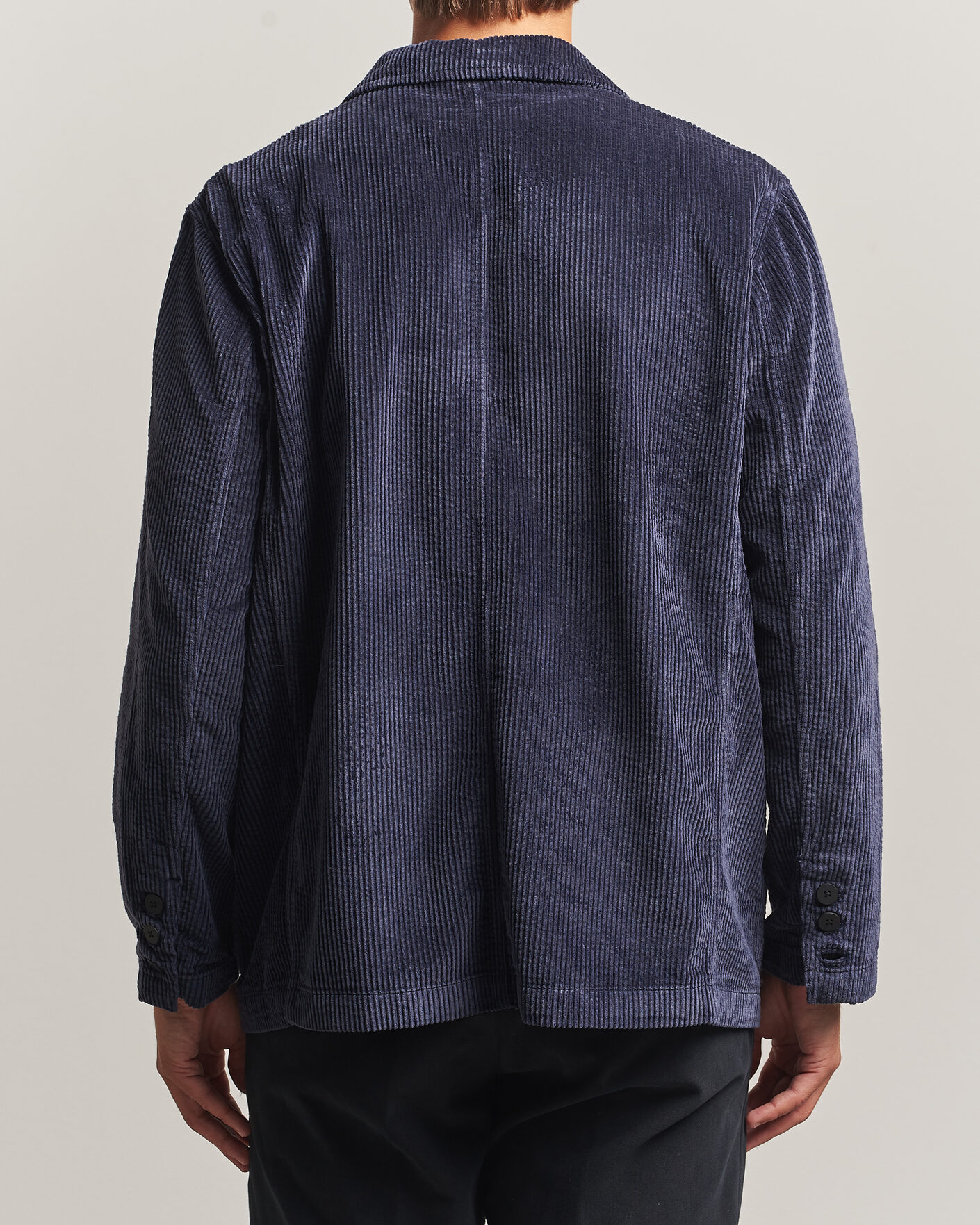 Mies | Pikkutakit | KnowledgeCotton Apparel | Cotton Corduroy Blazer Night Sky