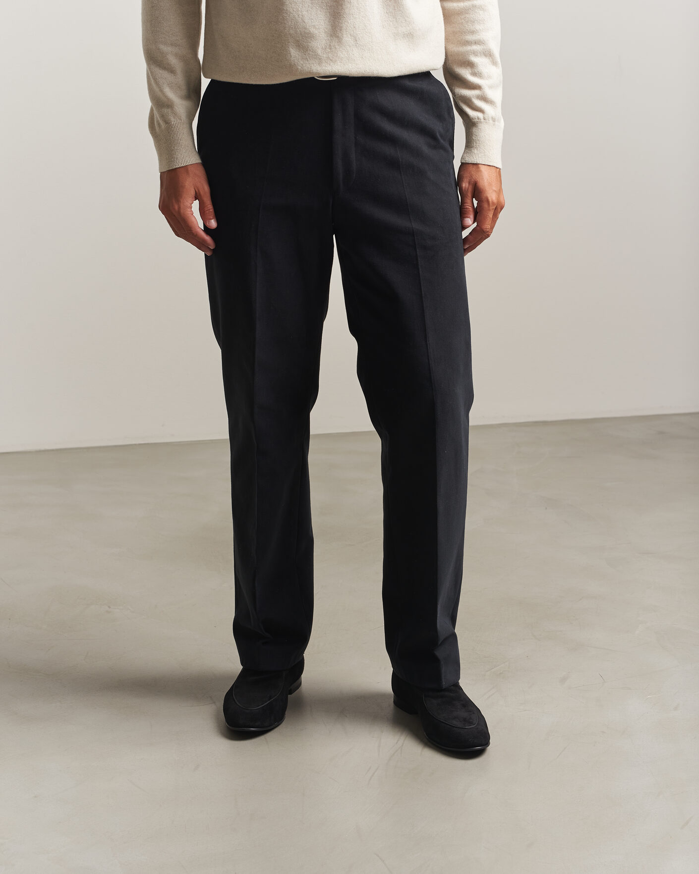 Mies | Loaferit | Loake 1880 | Belgrave Black Suede Belgian Loafer Black
