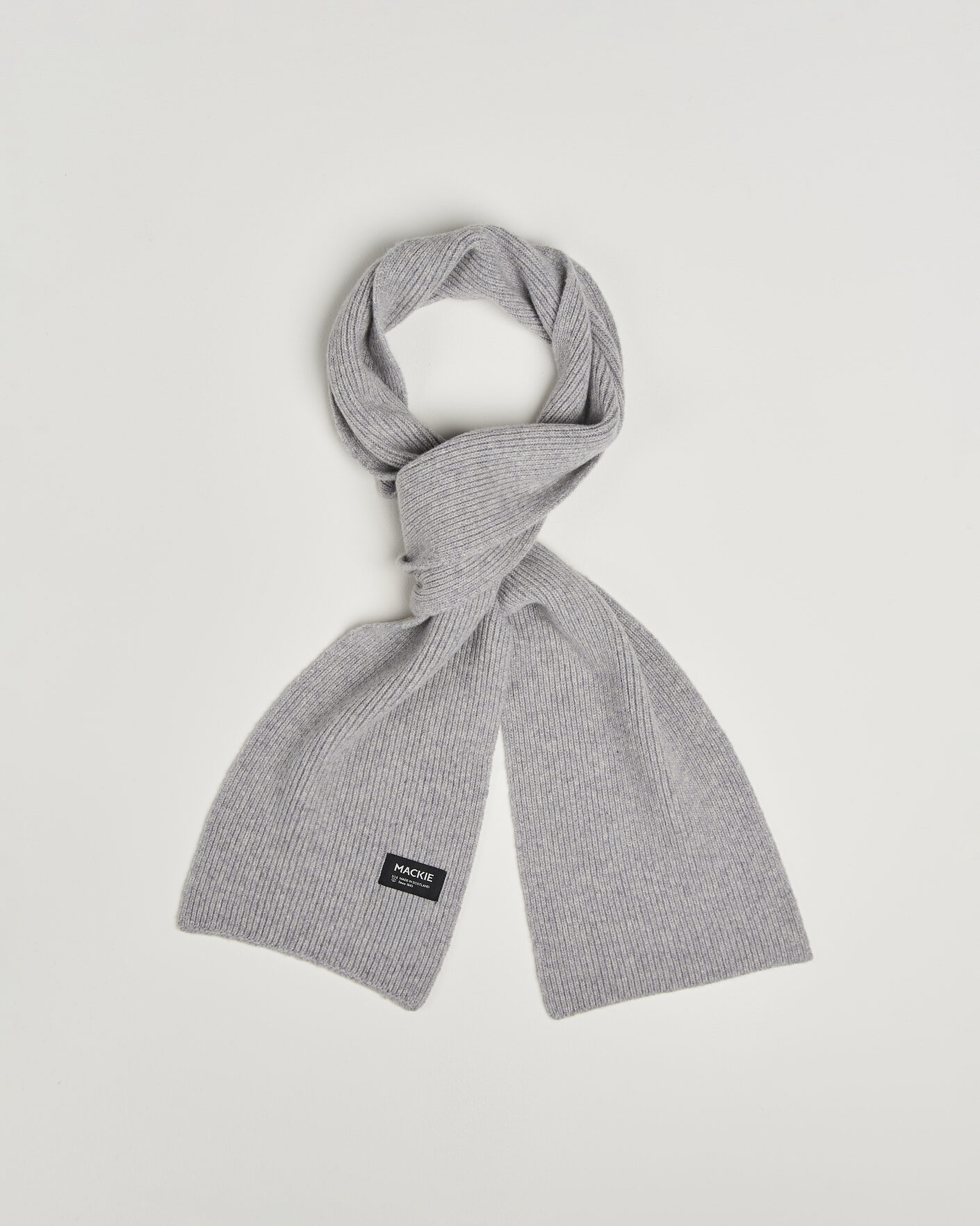 Mies | Kaulaliinat | Robert Mackie | Clyde Lambswool Scarf Light Grey
