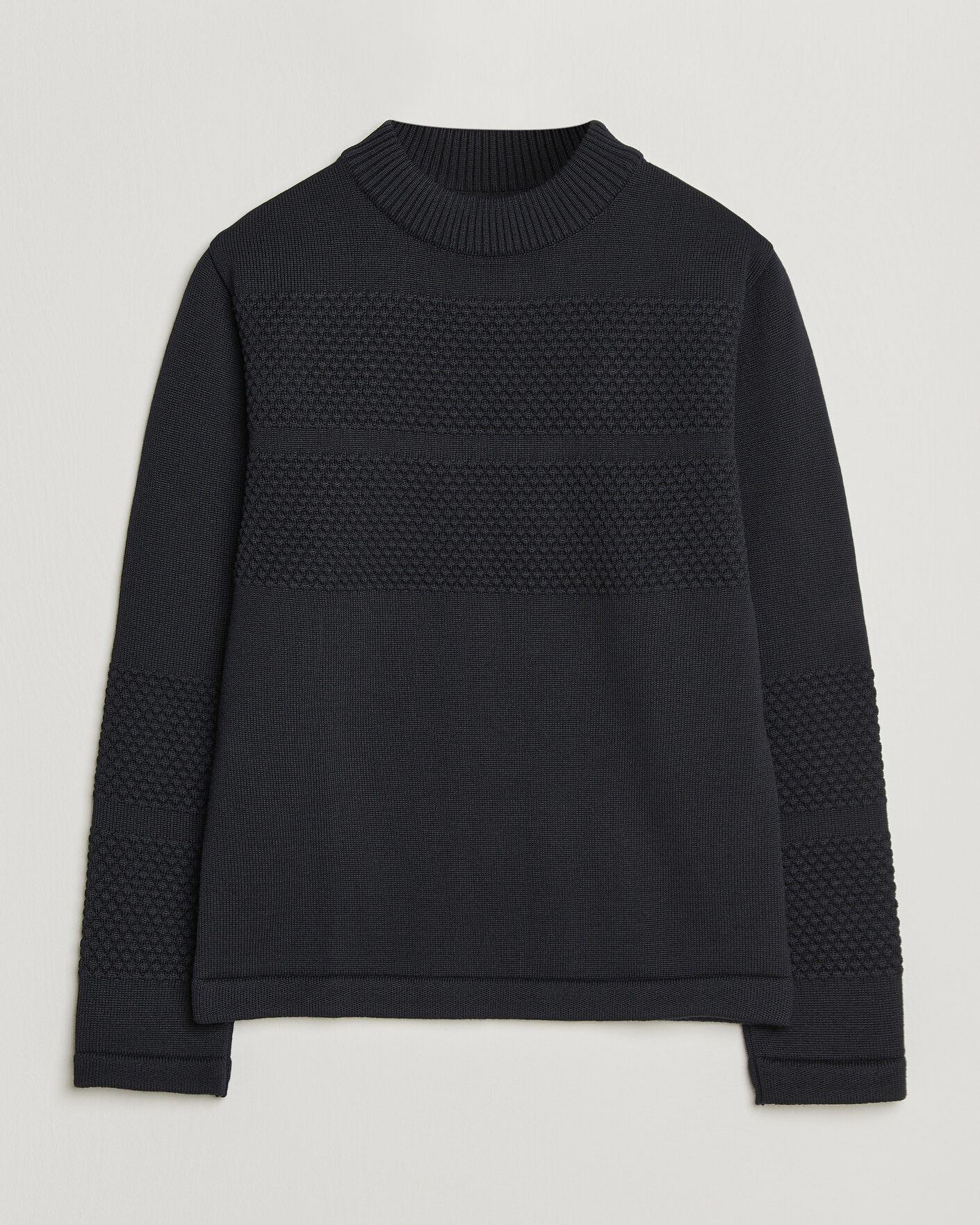 Mies | Puserot | S.N.S. Herning | Fisherman Mock Neck Navy Blue