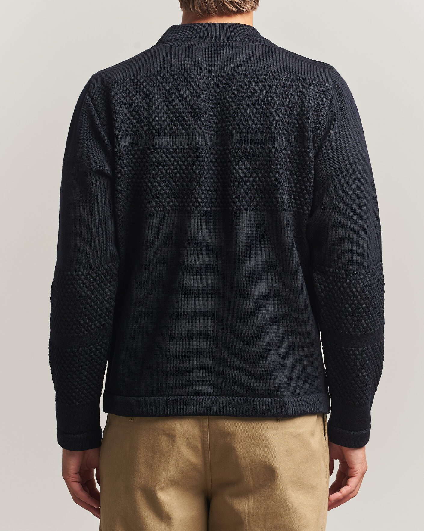 Mies | Puserot | S.N.S. Herning | Fisherman Mock Neck Navy Blue