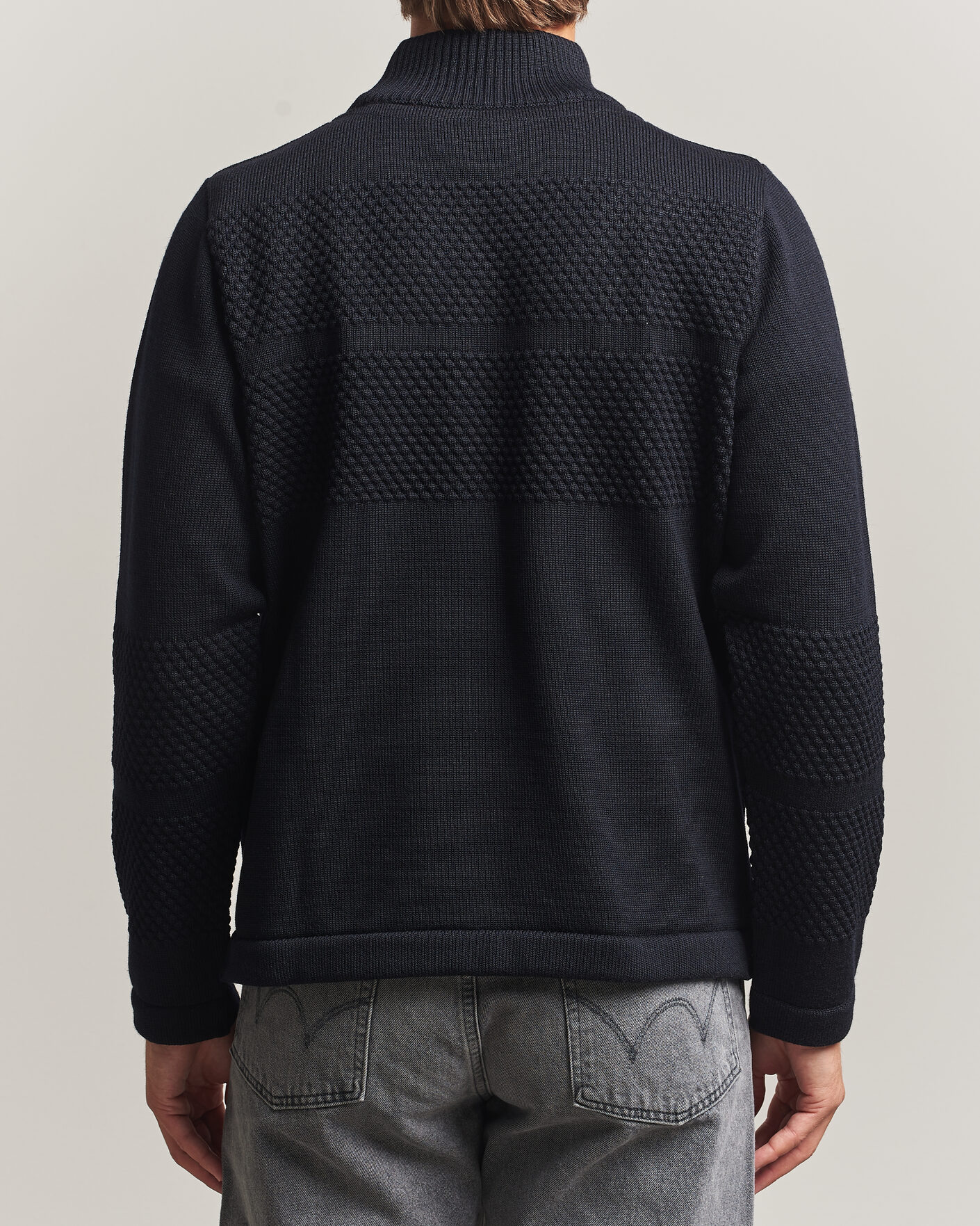 Mies | Puserot | S.N.S. Herning | Fisherman High Neck Navy Blue