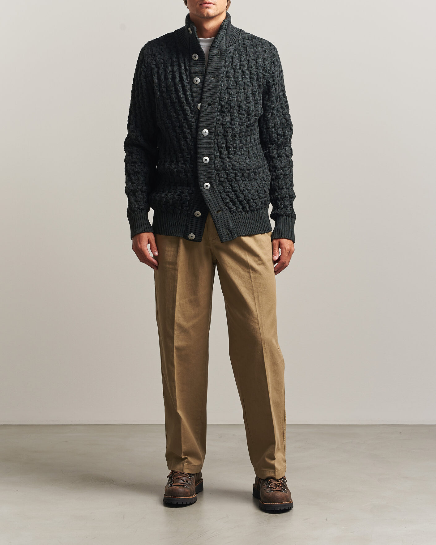 Mies | Puserot | S.N.S. Herning | Stark Cardigan Terrain Green