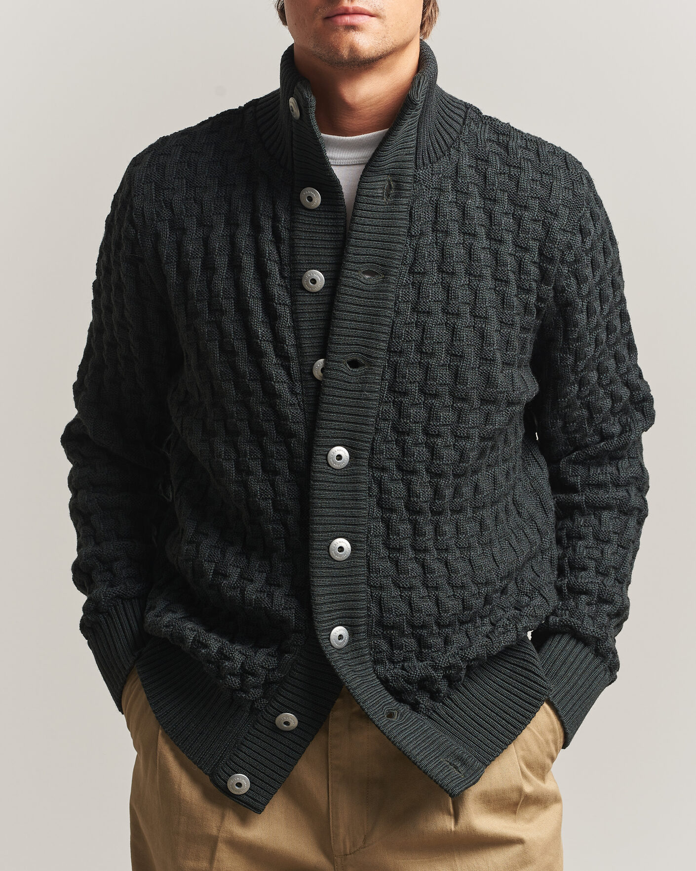 Mies | Puserot | S.N.S. Herning | Stark Cardigan Terrain Green