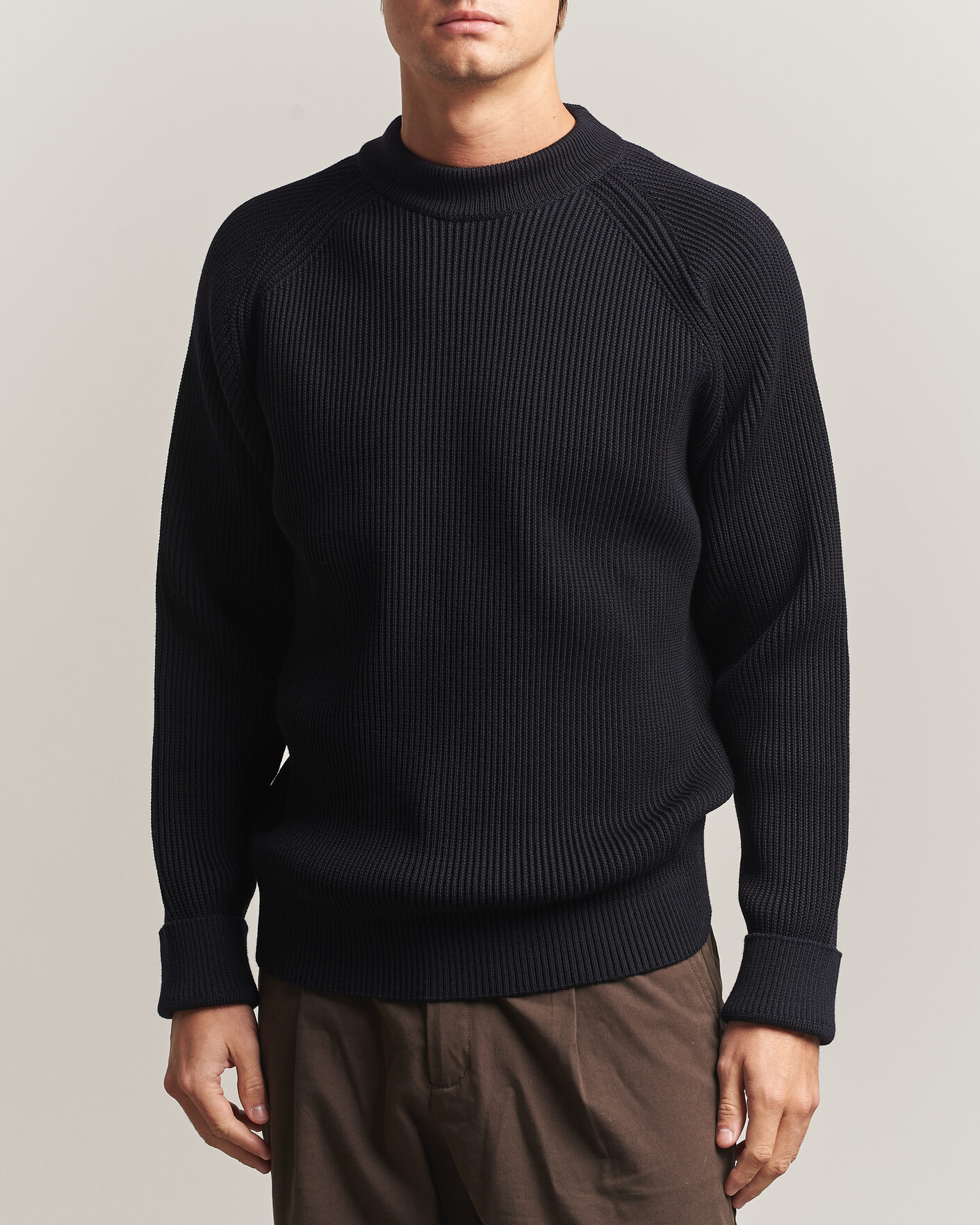 Mies | Puserot | S.N.S. Herning | Render Mock Neck Navy Blue