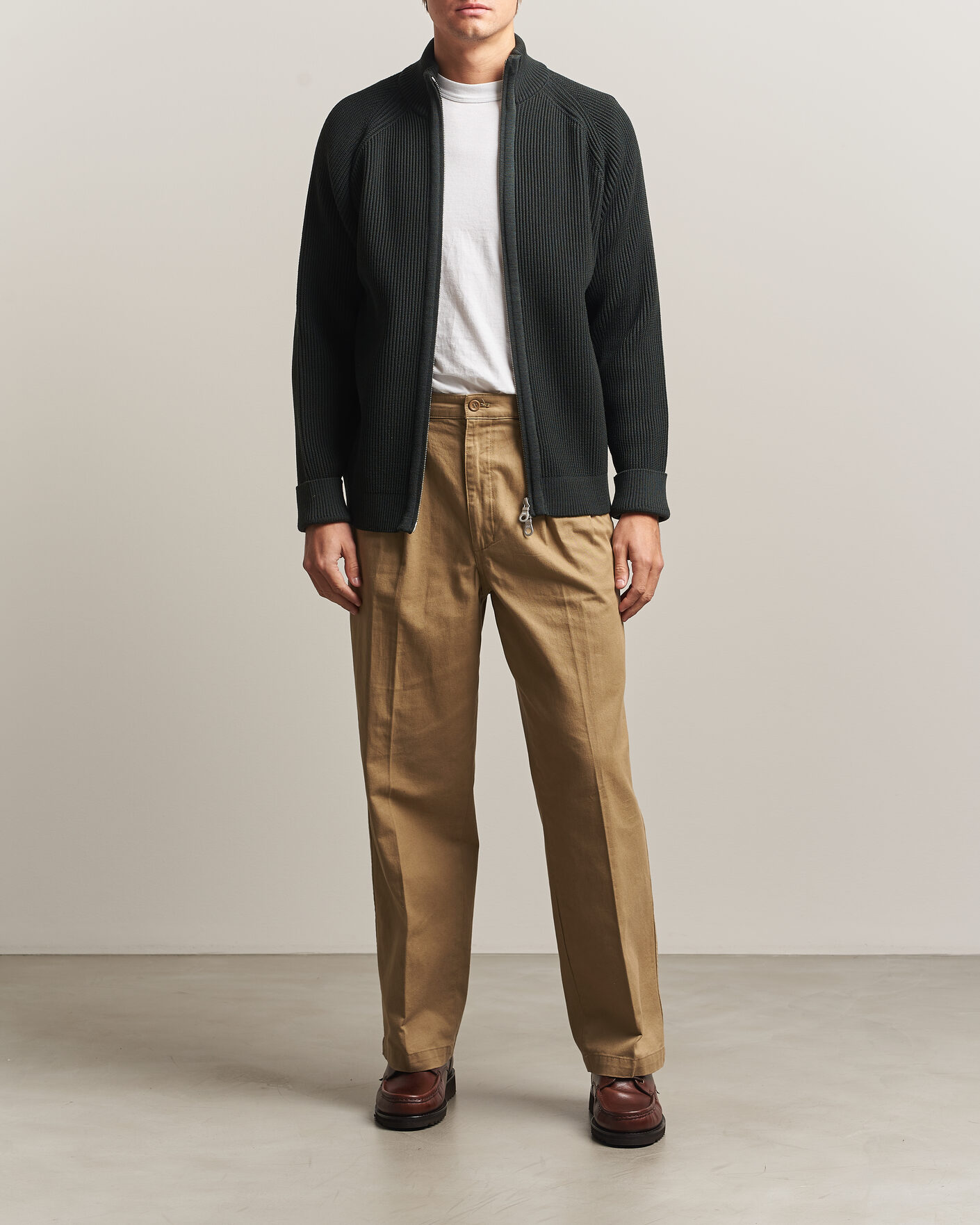 Mies | Puserot | S.N.S. Herning | Render Full Zip Terrain Green
