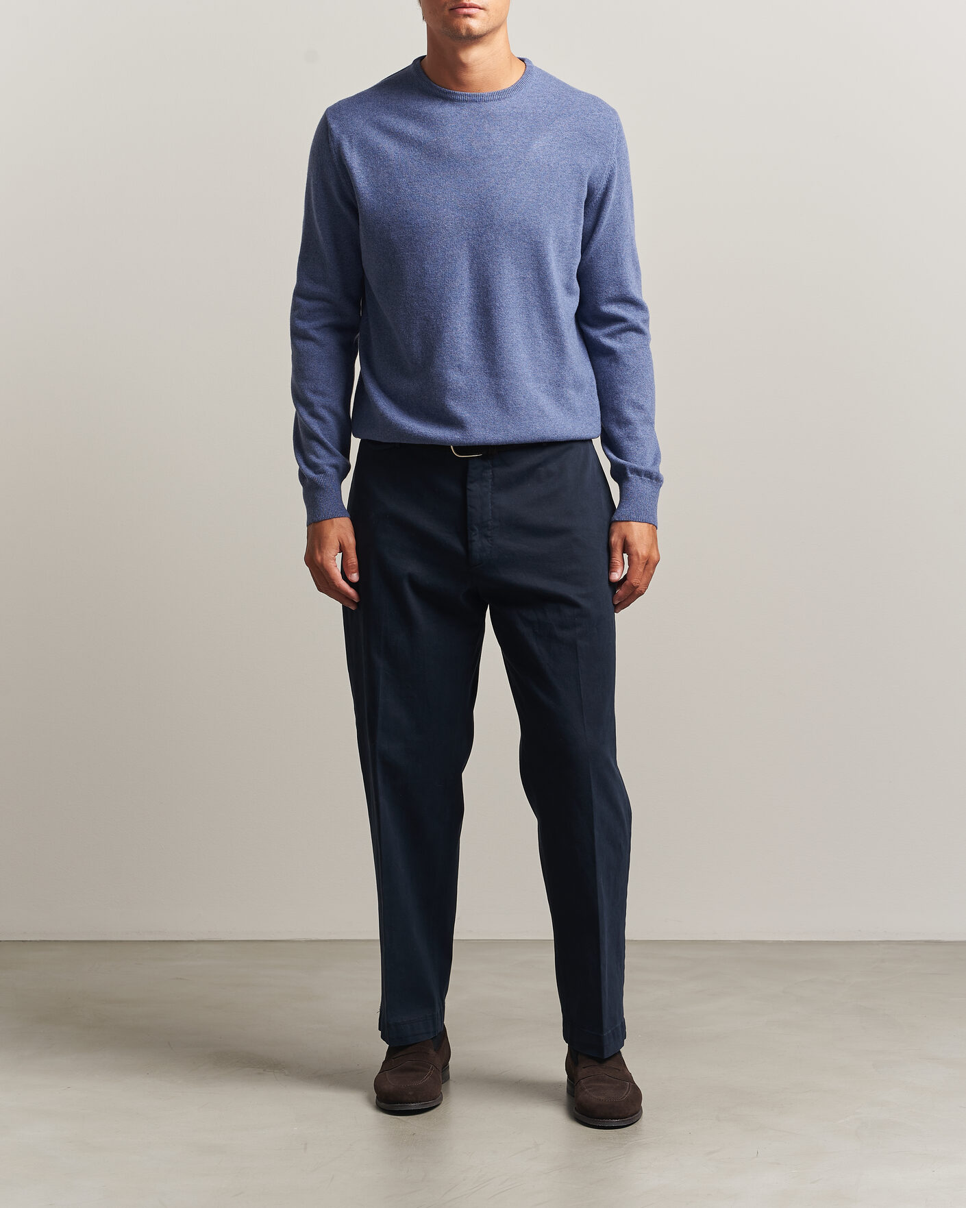 Mies | Puserot | Morgano | Wool/Cashmere Crewneck Jeans