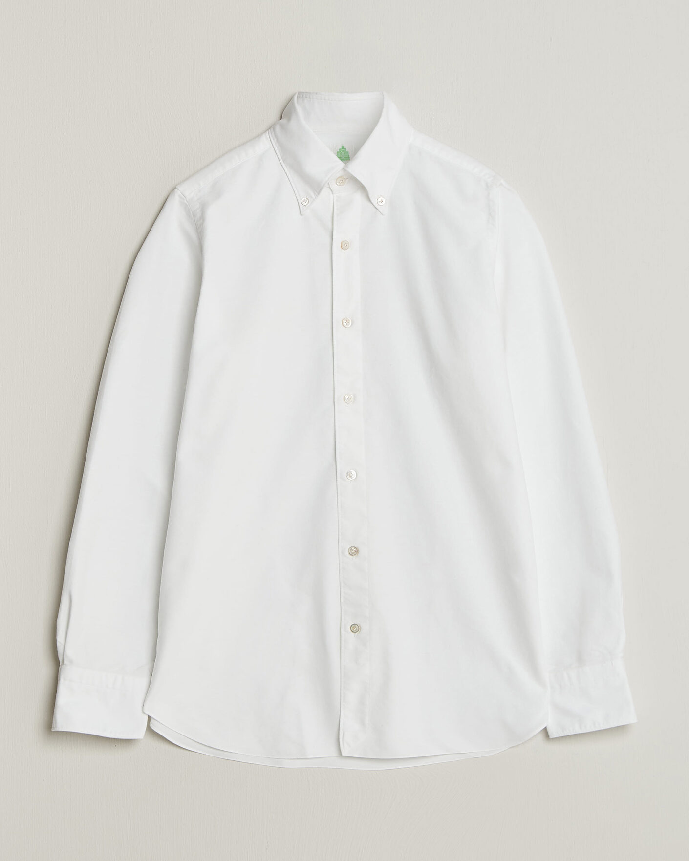 Mies | Kauluspaidat | Finamore Napoli | Gaeta Oxford Button Down Shirt White
