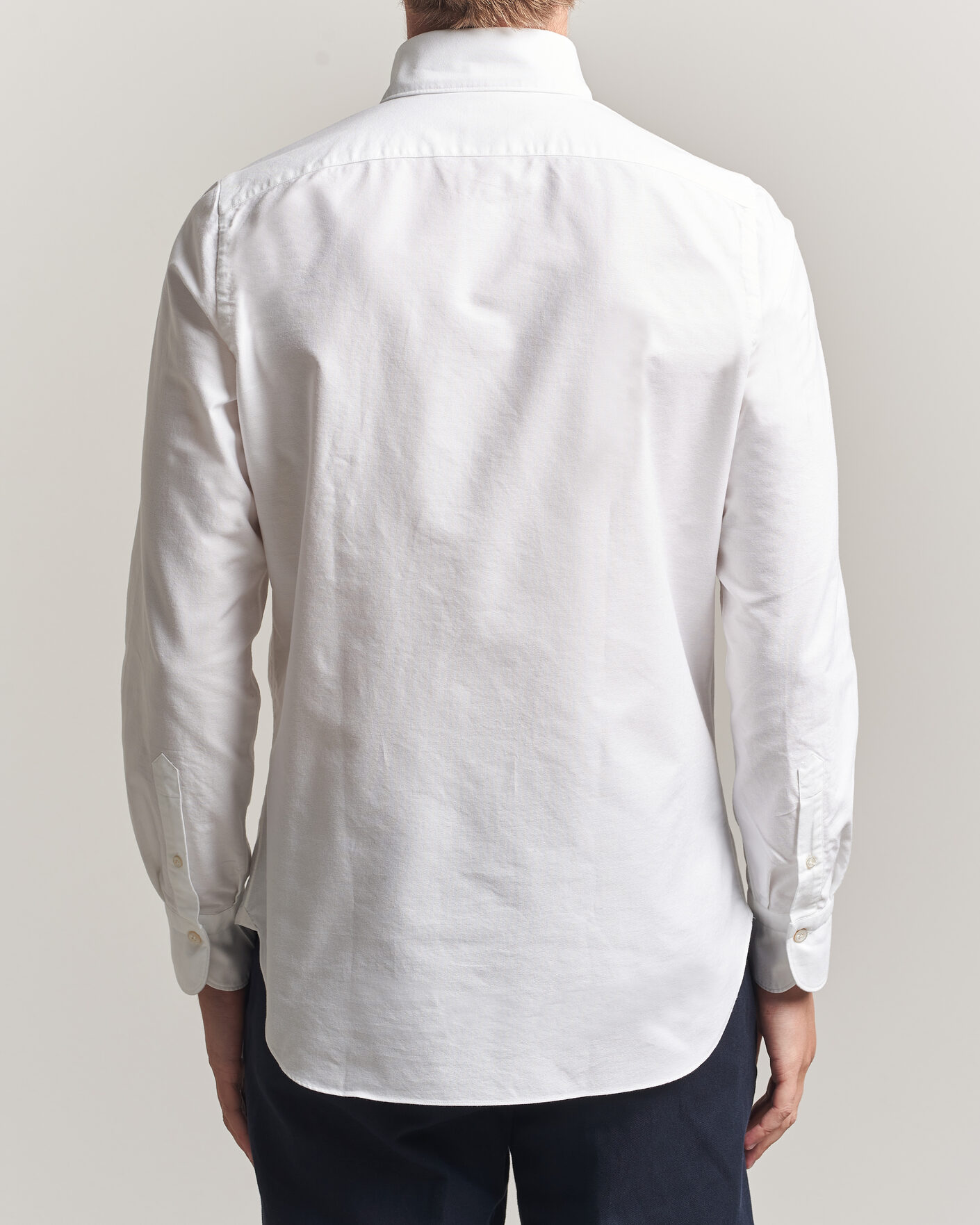 Mies | Kauluspaidat | Finamore Napoli | Gaeta Oxford Button Down Shirt White