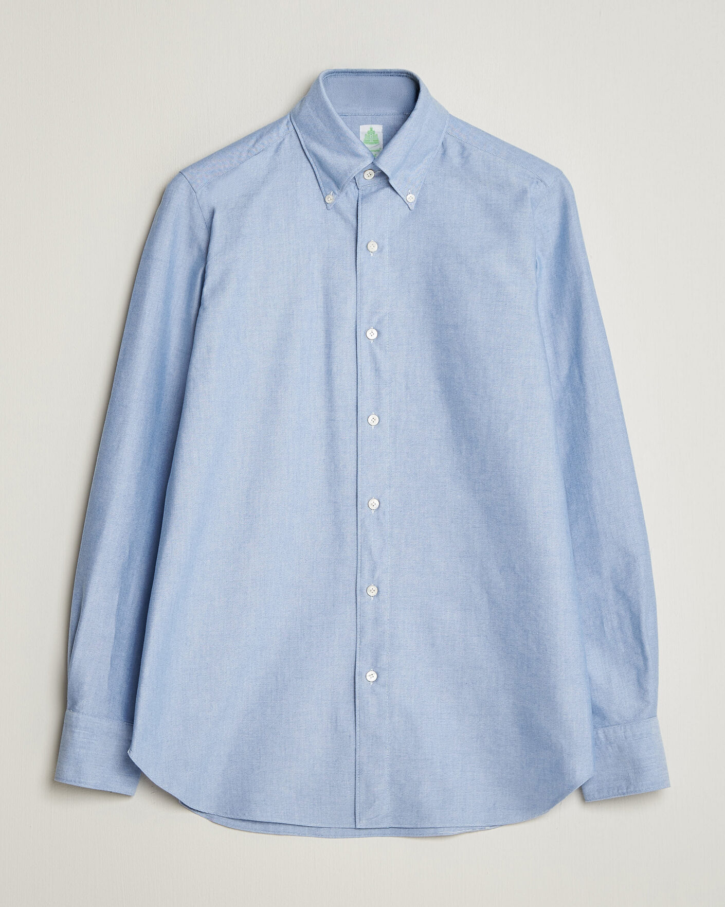 Mies | Kauluspaidat | Finamore Napoli | Gaeta Oxford Button Down Shirt Light Blue