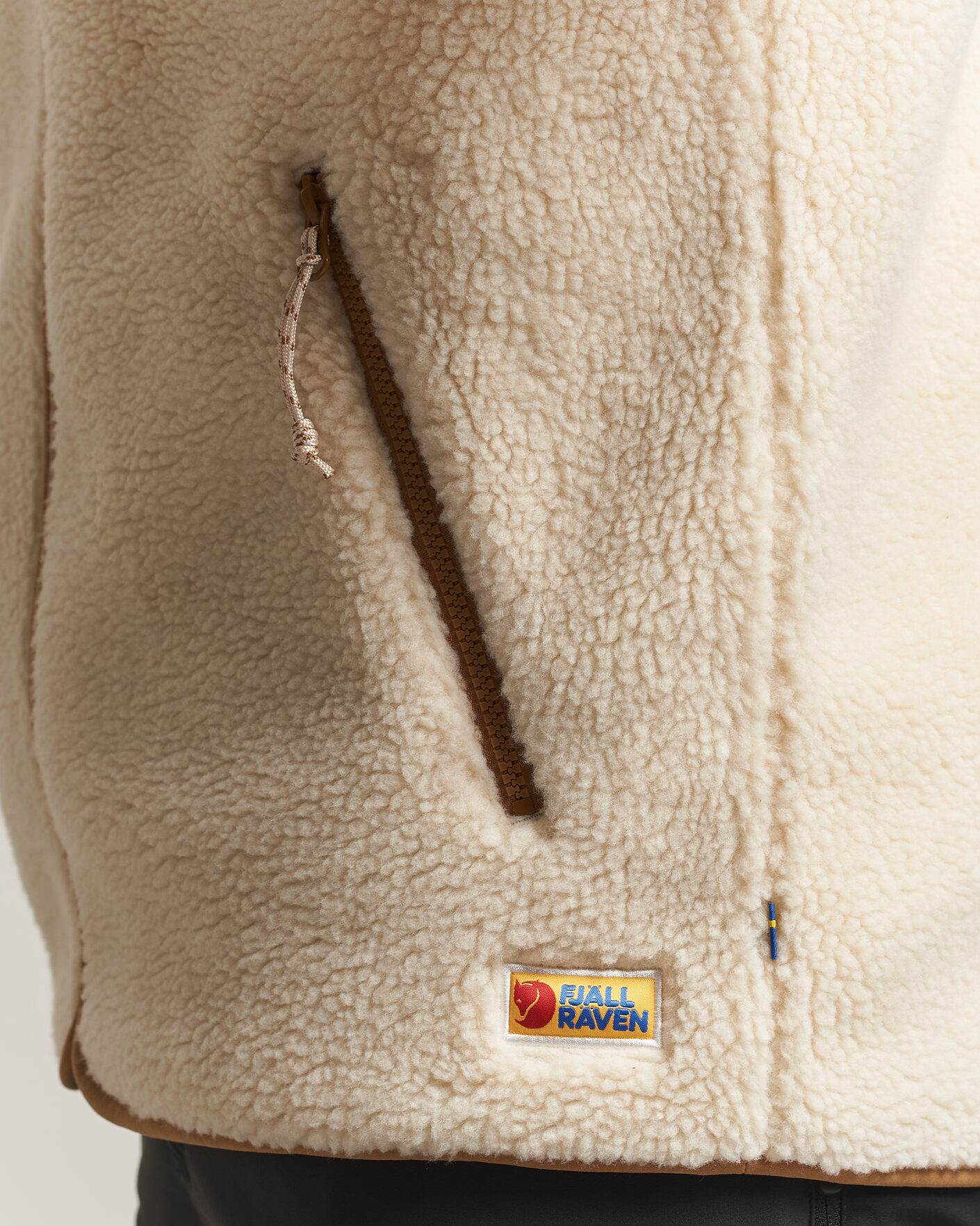 Mies | Puserot | Fjällräven | Vardag Pile Fleece Zip Jacket Chalk White