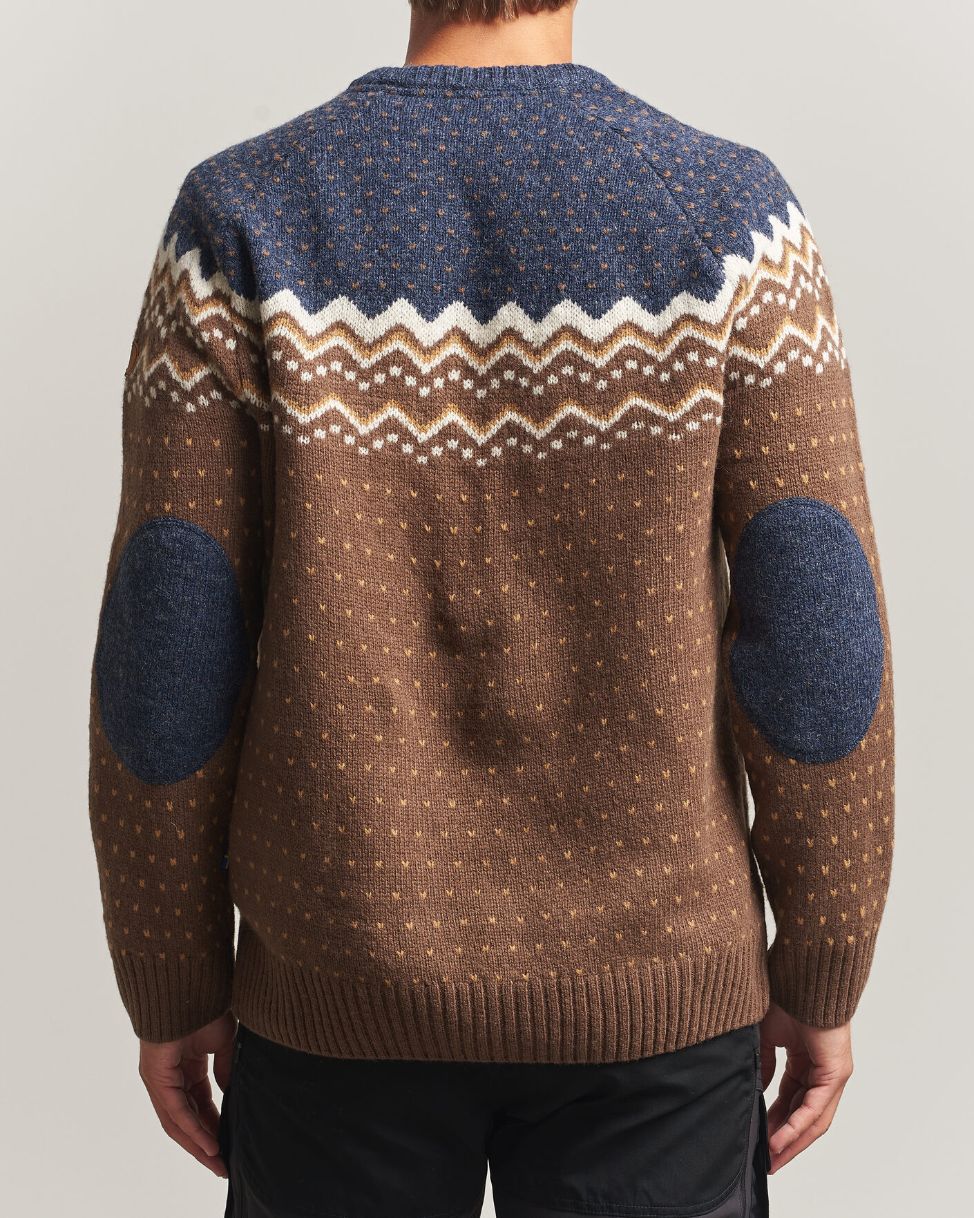 Mies | Puserot | Fjällräven | Övik Knit Wool Sweater Dark Oak