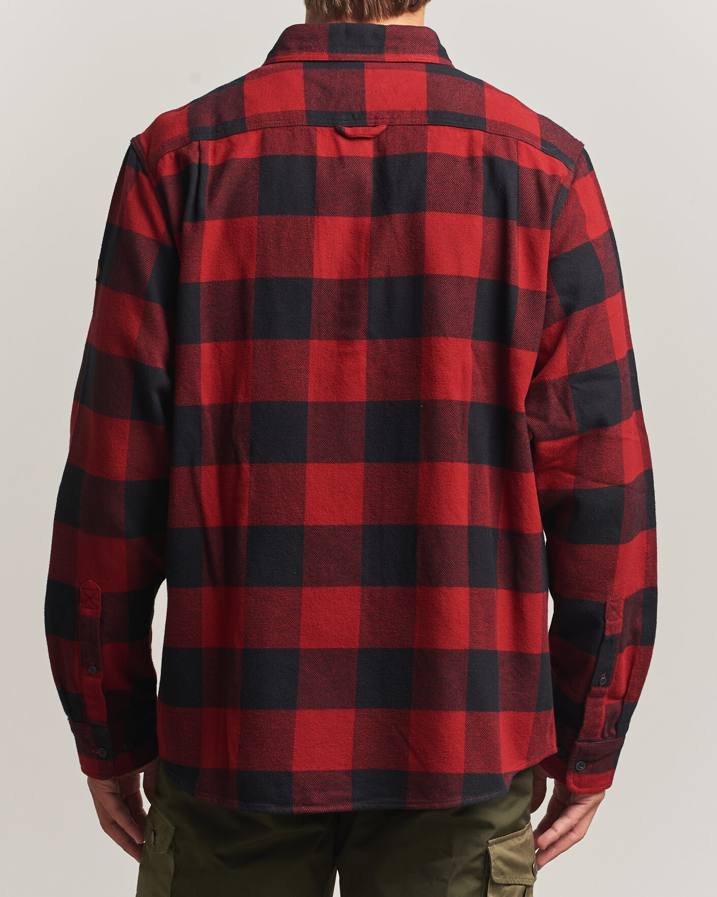 Mies | Kauluspaidat | Fjällräven | Övik Heavy Flannel Shirt Red/Black