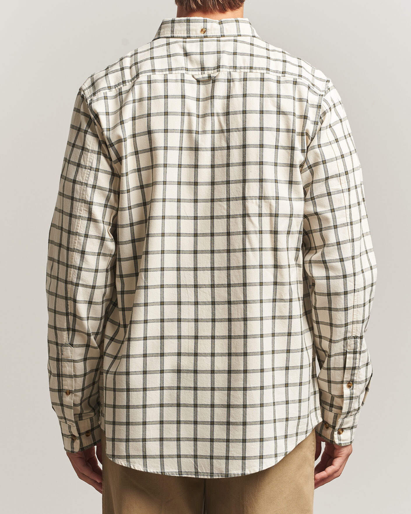 Mies | Kauluspaidat | Fjällräven | Övik Flannel Shirt Chalk White