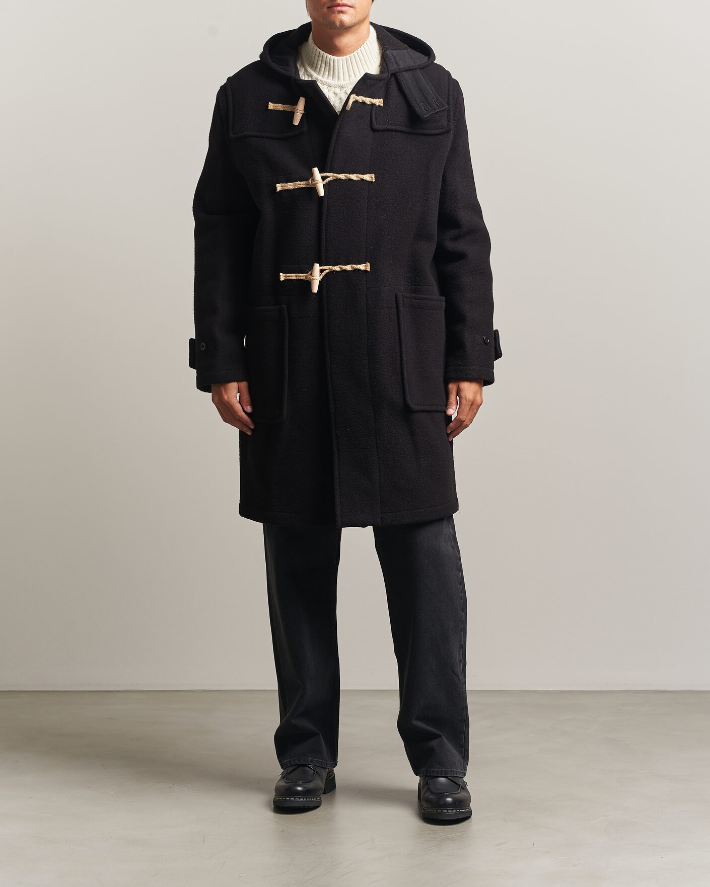 Mies | Takit | Gloverall | 575 Monty Original Duffle Coat Black