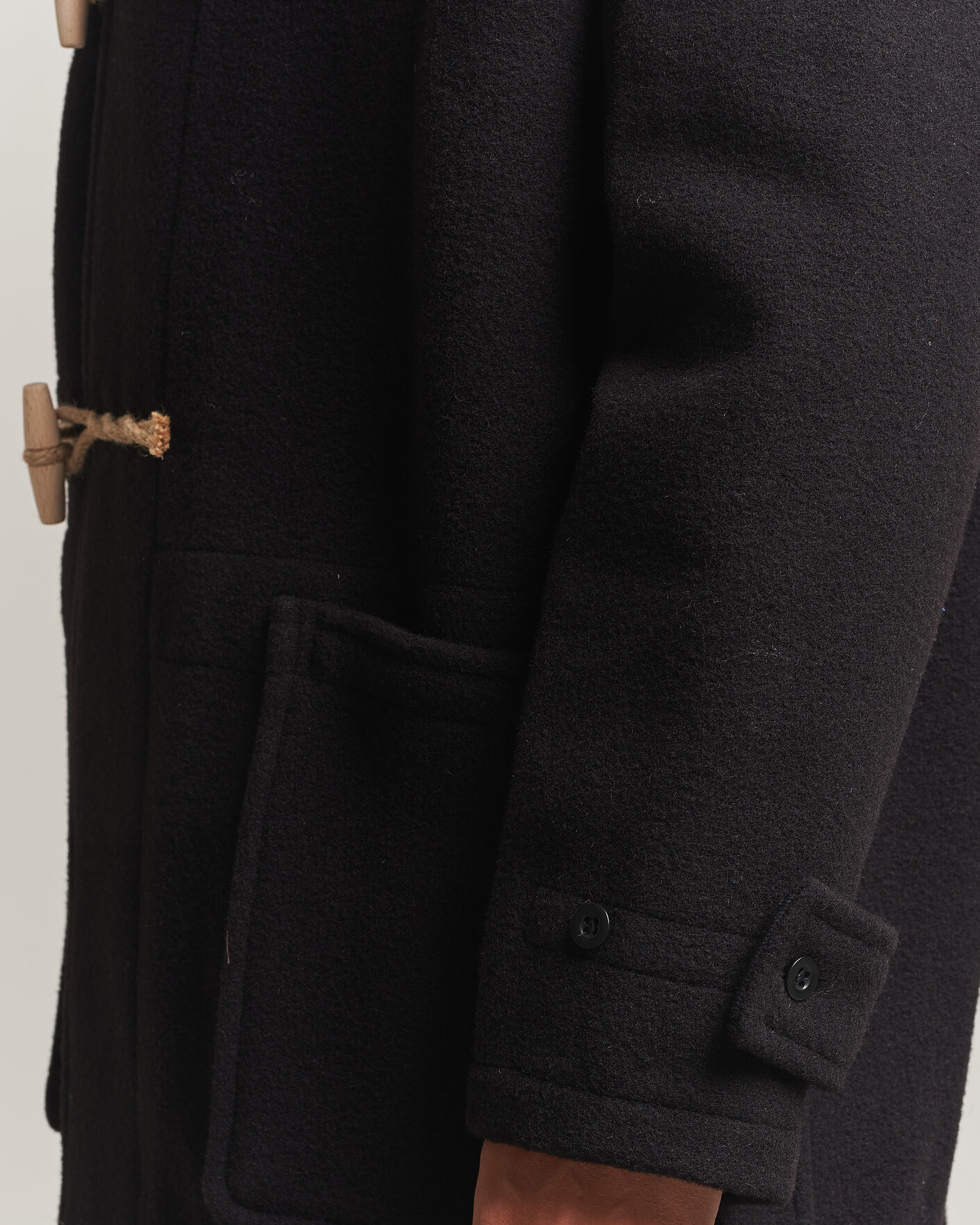 Mies | Takit | Gloverall | 575 Monty Original Duffle Coat Black