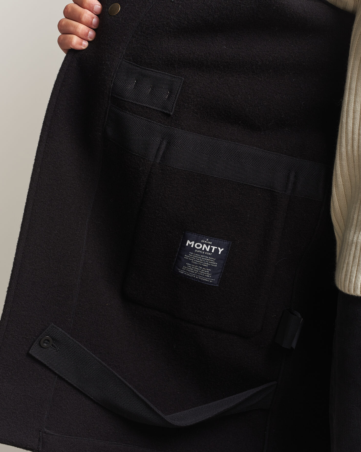 Mies | Takit | Gloverall | 575 Monty Original Duffle Coat Black