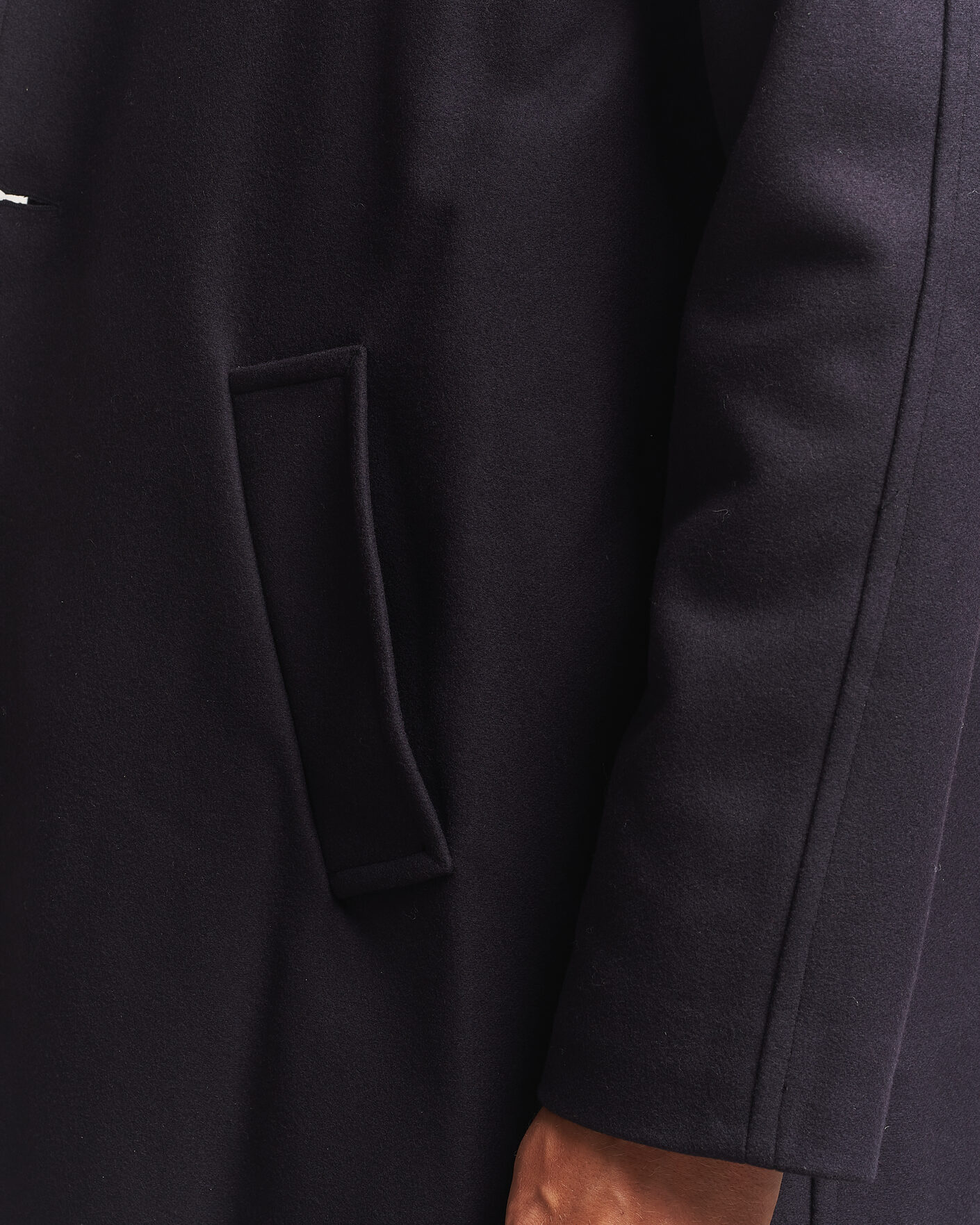 Mies | Takit | Gloverall | Chesterfield Wool/Cashmere Refined Coat Navy