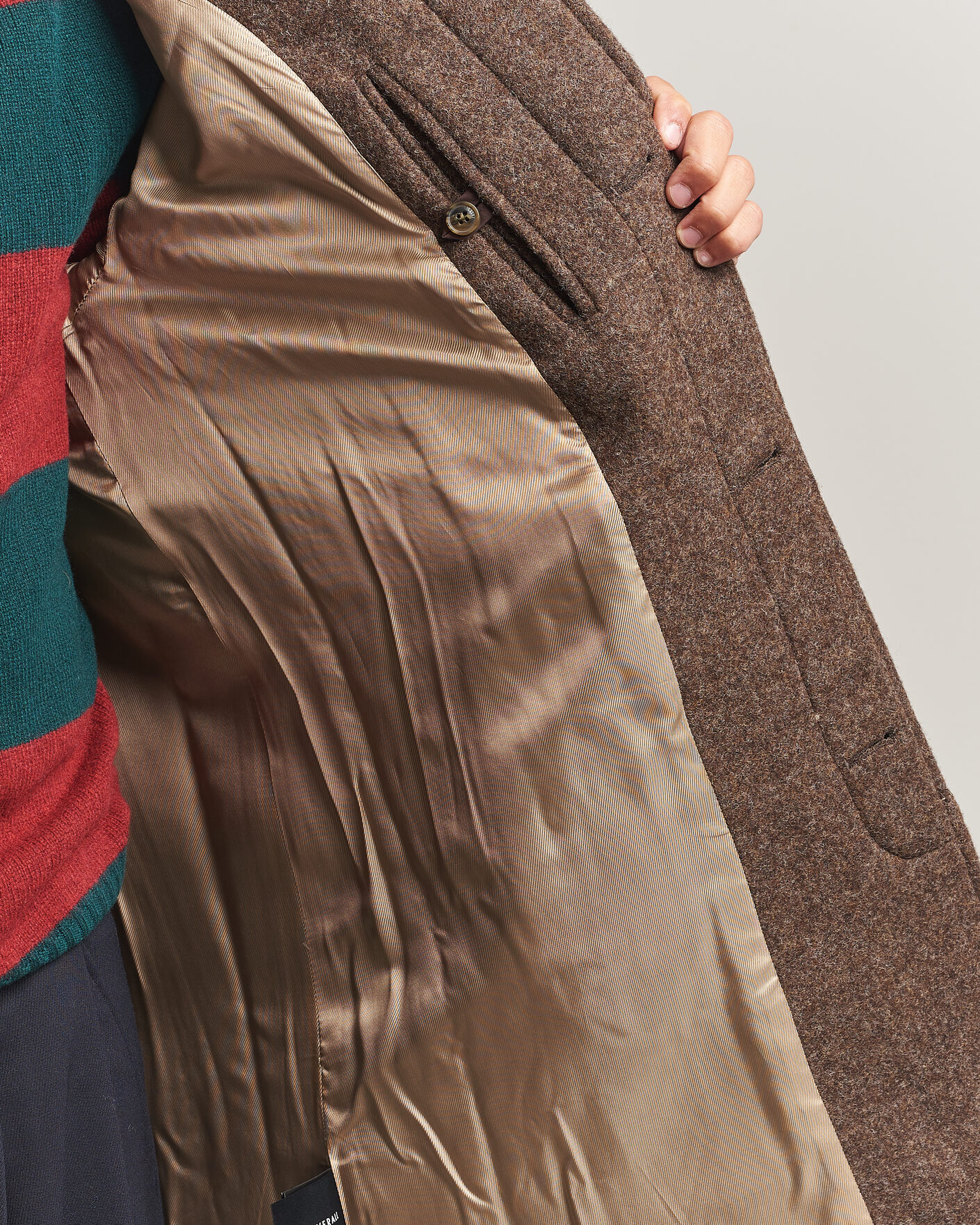 Mies | Takit | Gloverall | Hynes Wool Coat Mocha