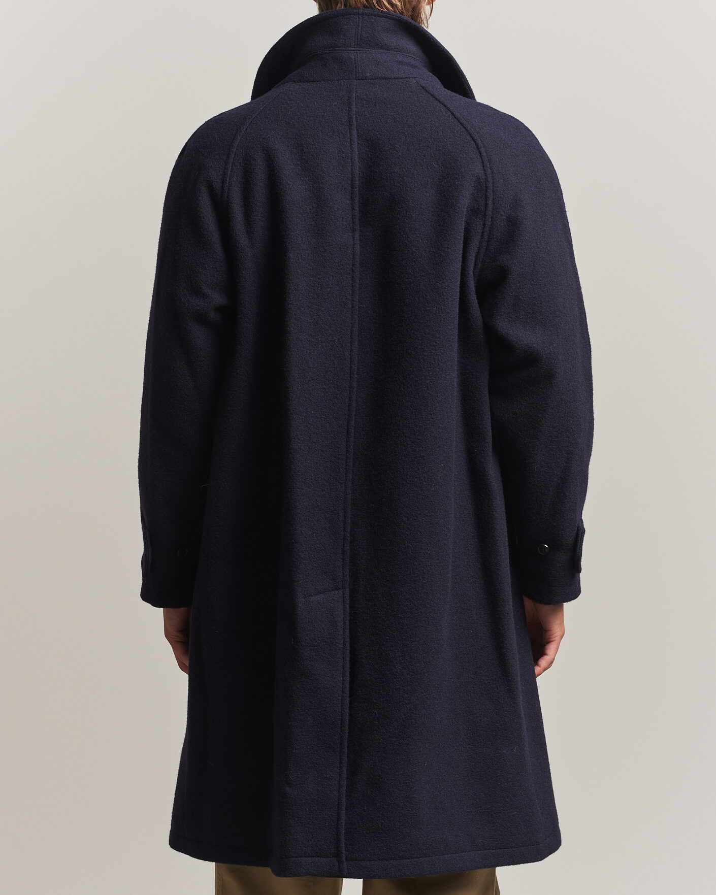 Mies | Takit | Gloverall | Hynes Wool Coat Navy