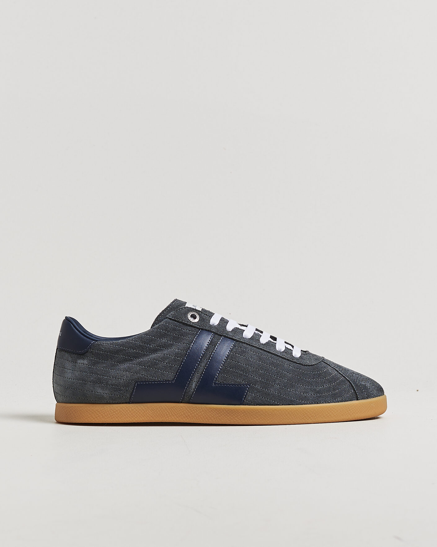 Mies | Tennarit | Lanvin | Glen Leather Sneakers Grey/Navy