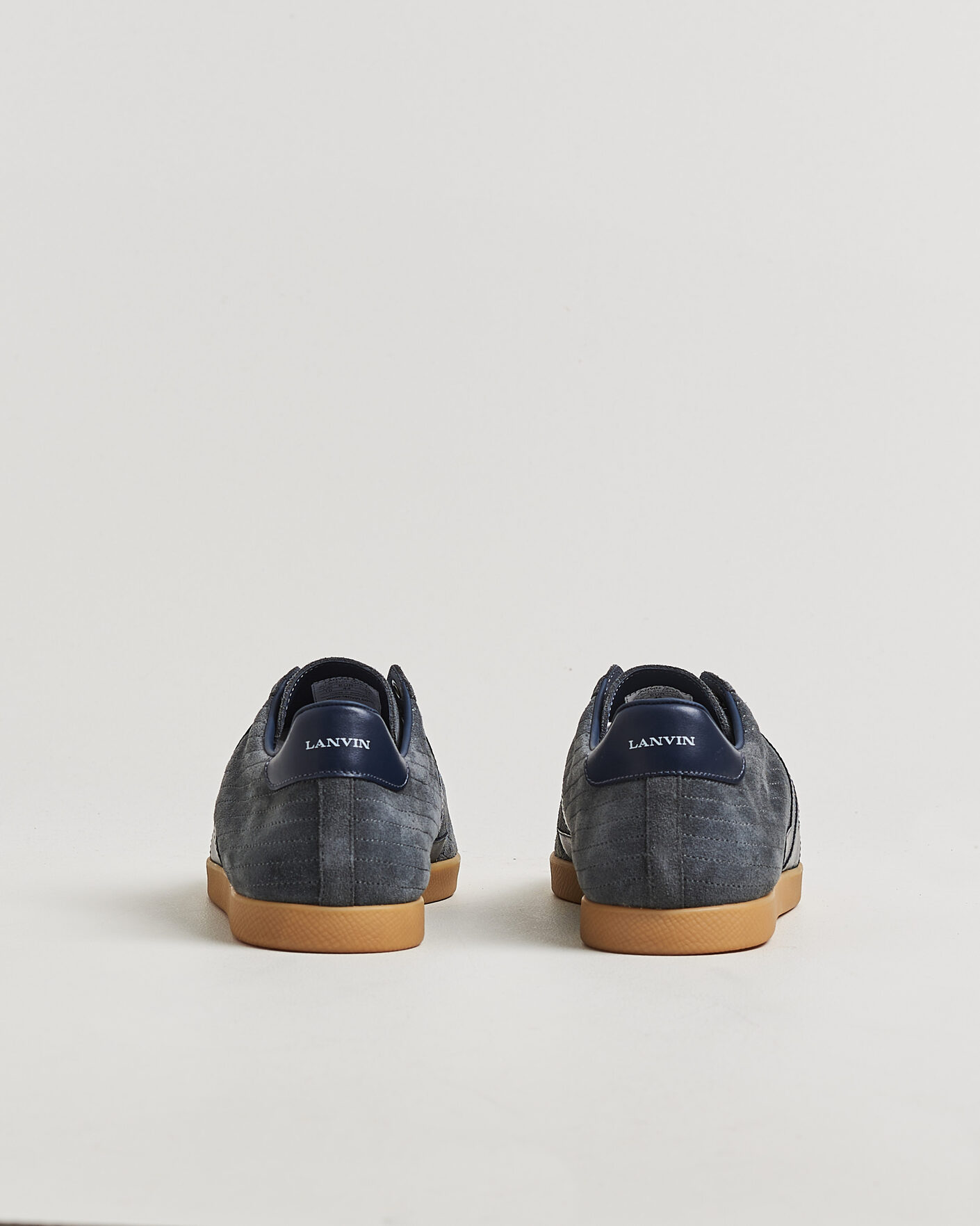Mies | Tennarit | Lanvin | Glen Leather Sneakers Grey/Navy