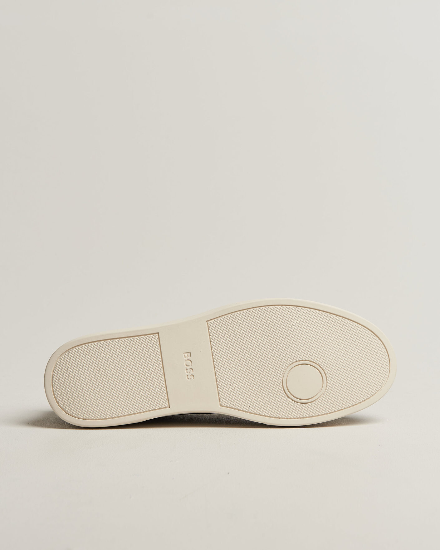 Mies | Tennarit | BOSS BLACK | Kieran Grained Leather Sneaker Black