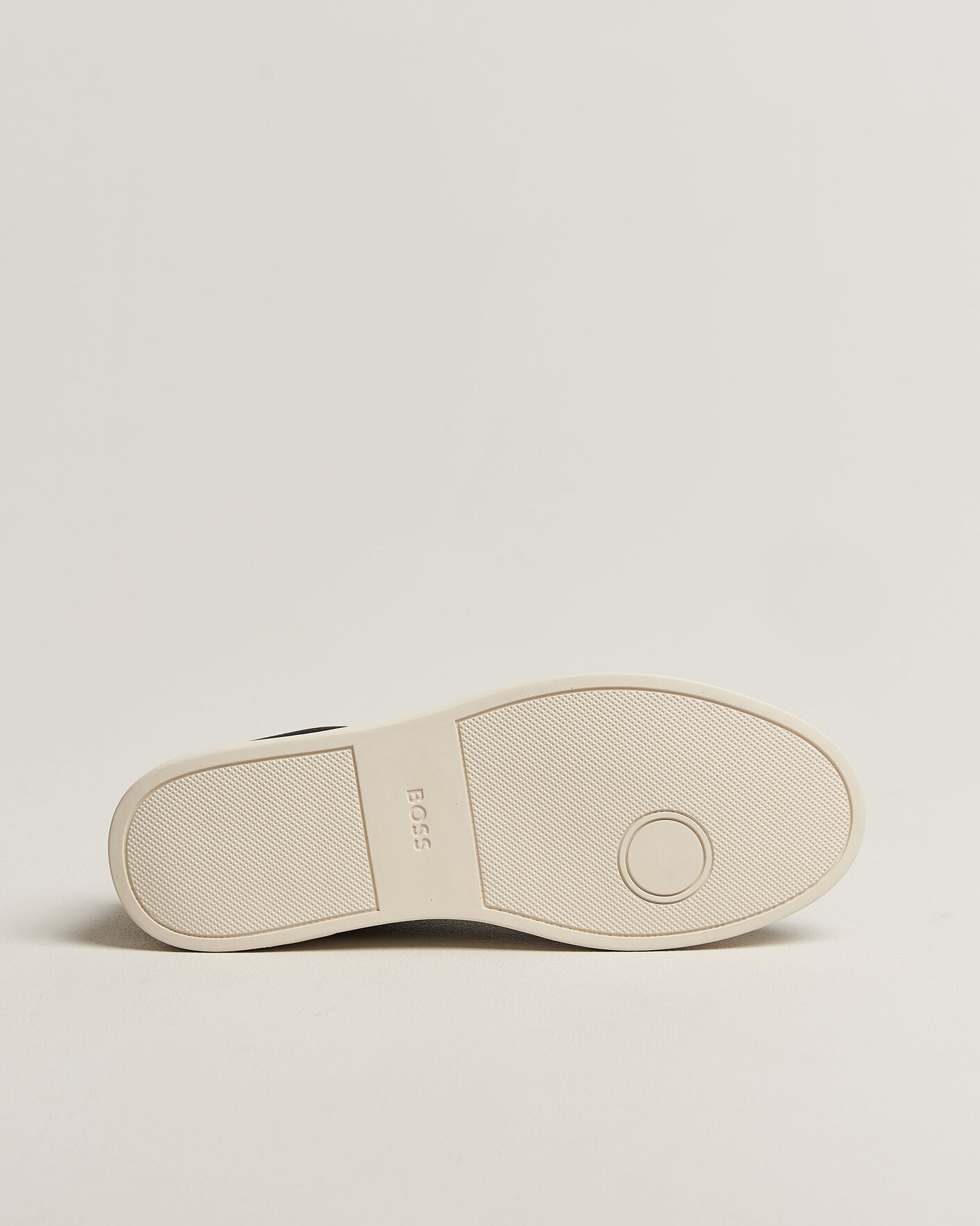 Mies | Tennarit | BOSS BLACK | Kieran Grained Leather Sneaker Dark Brown