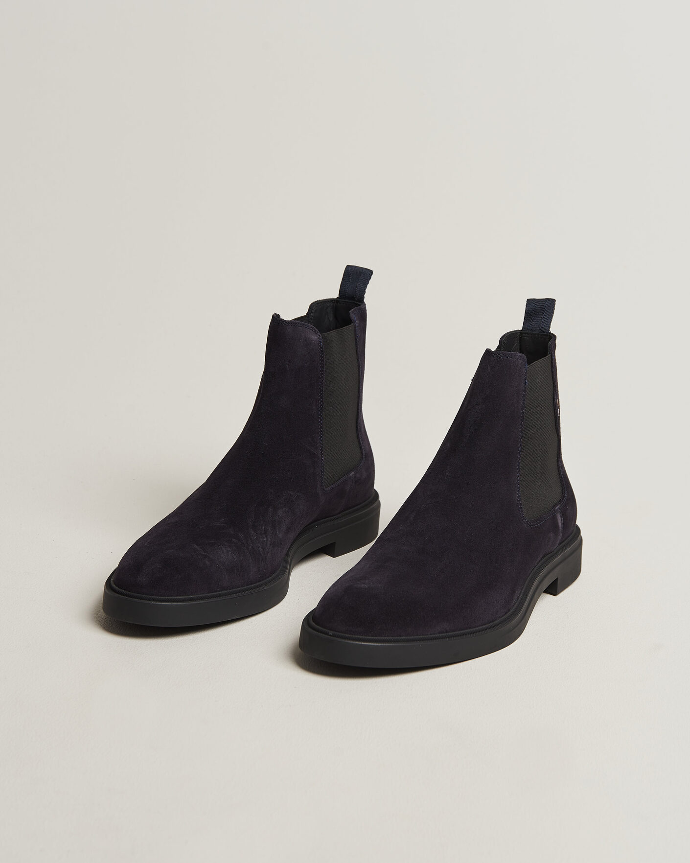 Mies | Nilkkurit | BOSS BLACK | Calev Suede Chelsea Boot Dark Blue