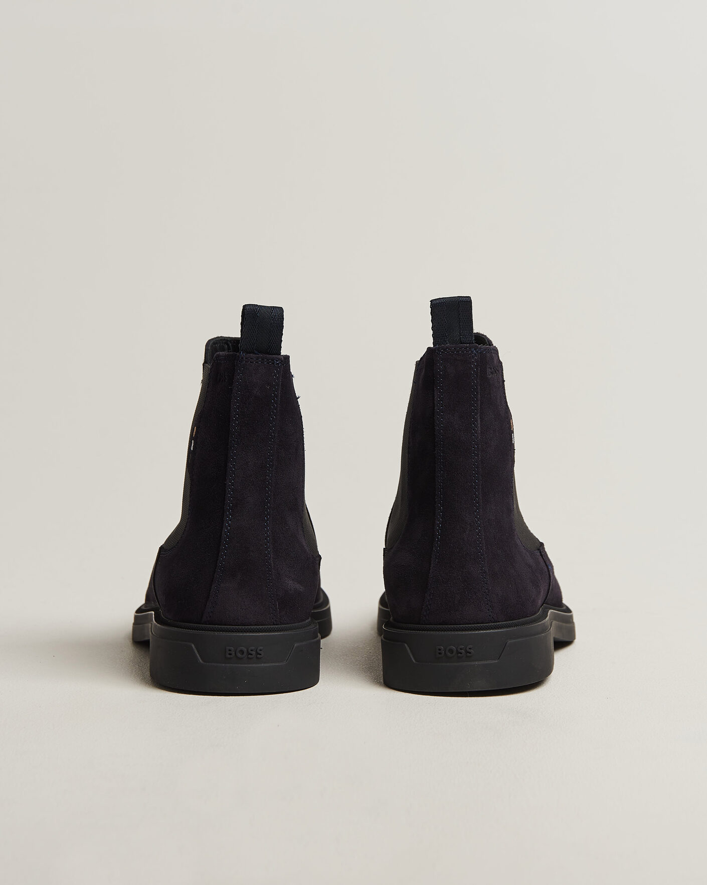 Mies | Nilkkurit | BOSS BLACK | Calev Suede Chelsea Boot Dark Blue